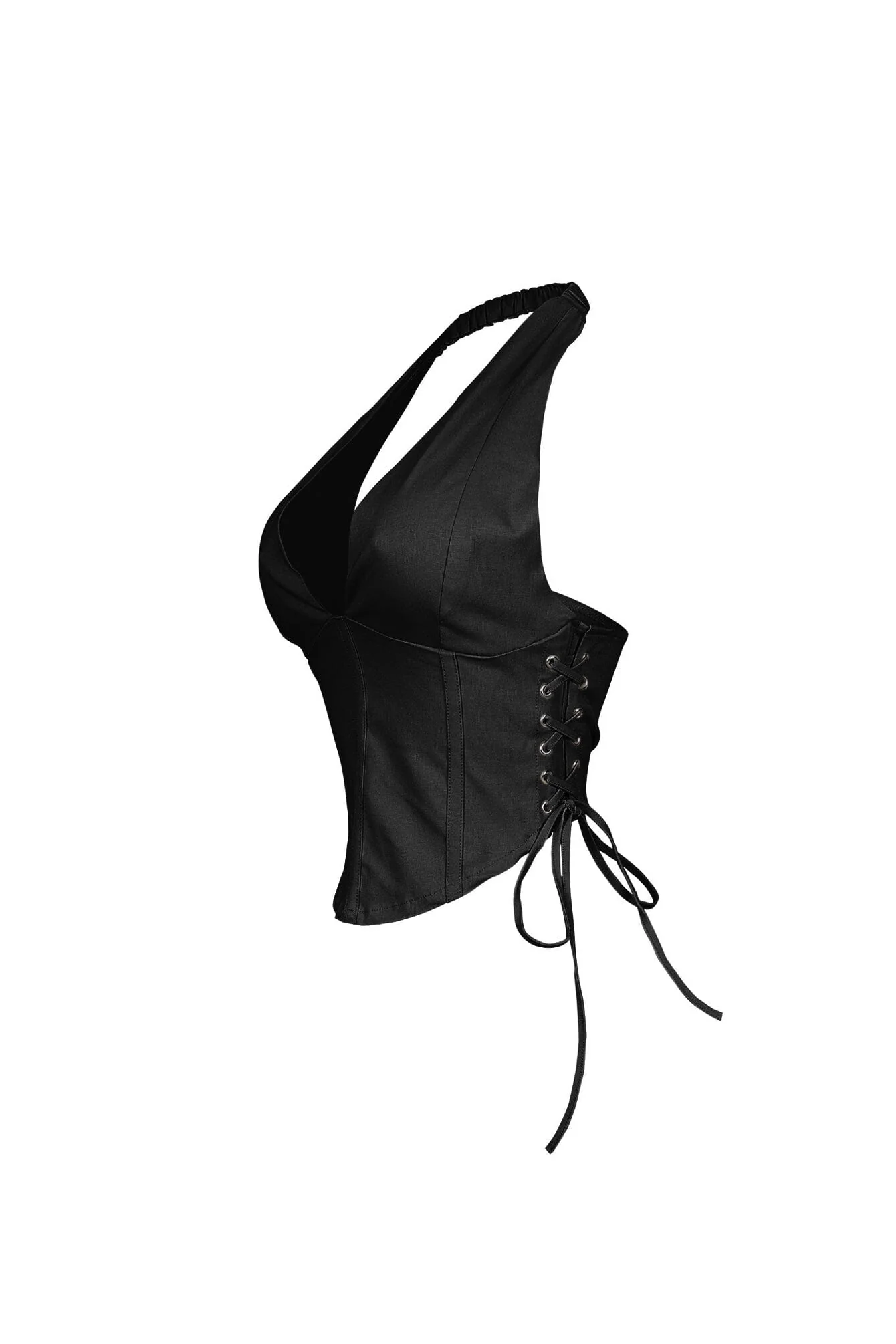 Kona Poplin Corset Halter Top - Image 5