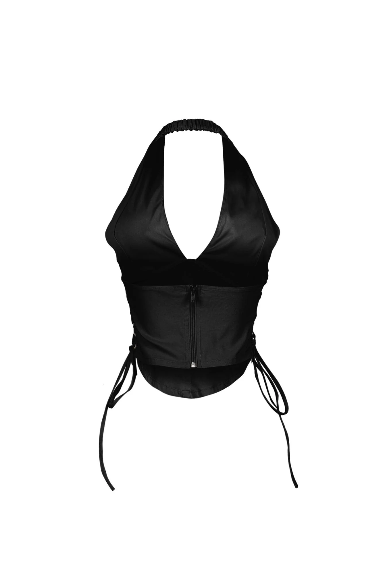 Kona Poplin Corset Halter Top - Image 7