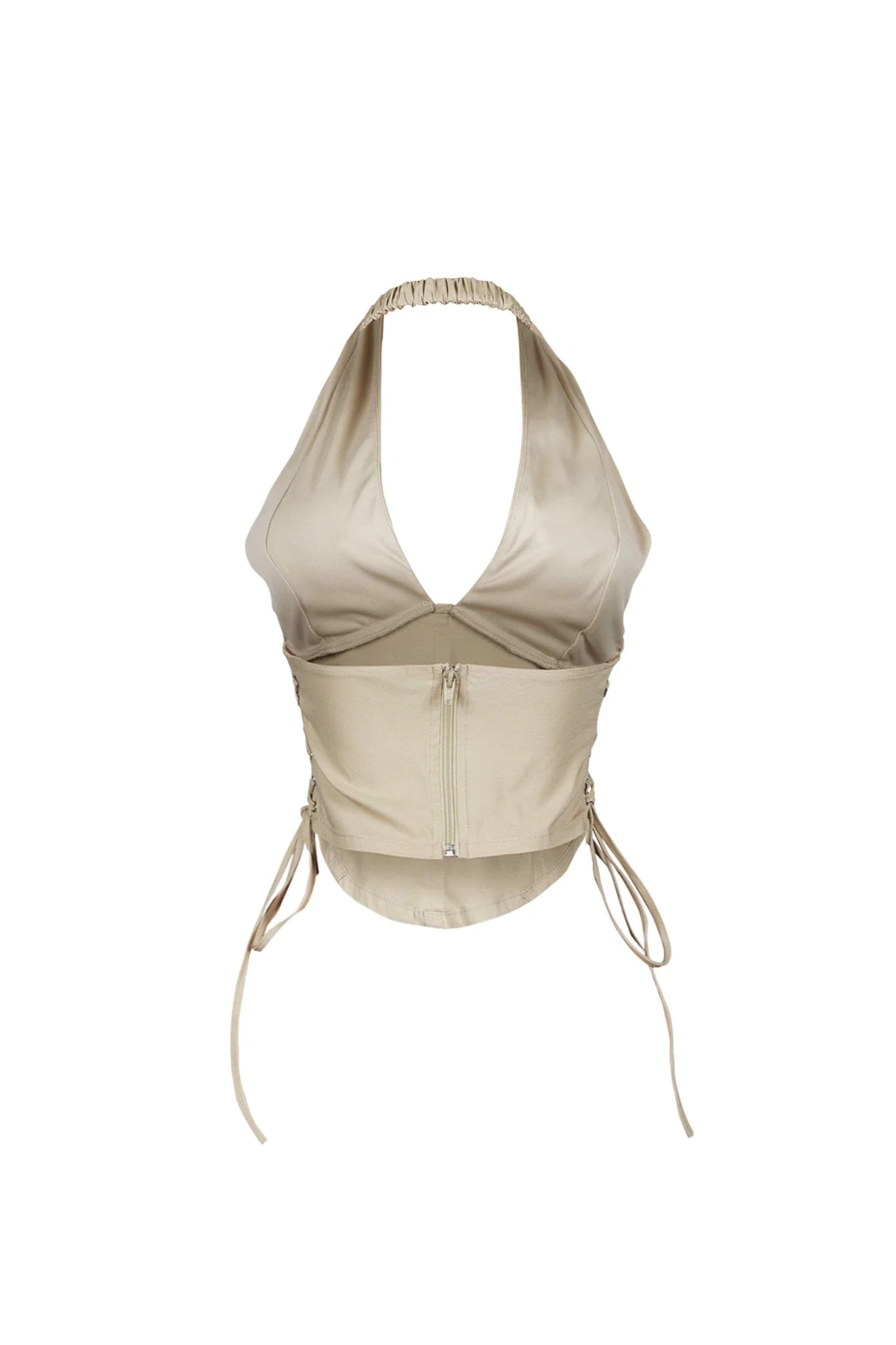 Kona Poplin Corset Halter Top - Image 8