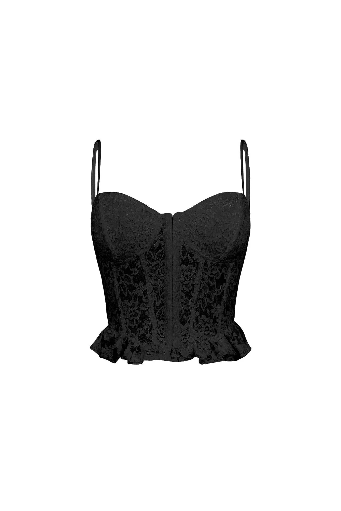Lace Whisper Hook & Eye Bralette Top - Image 4