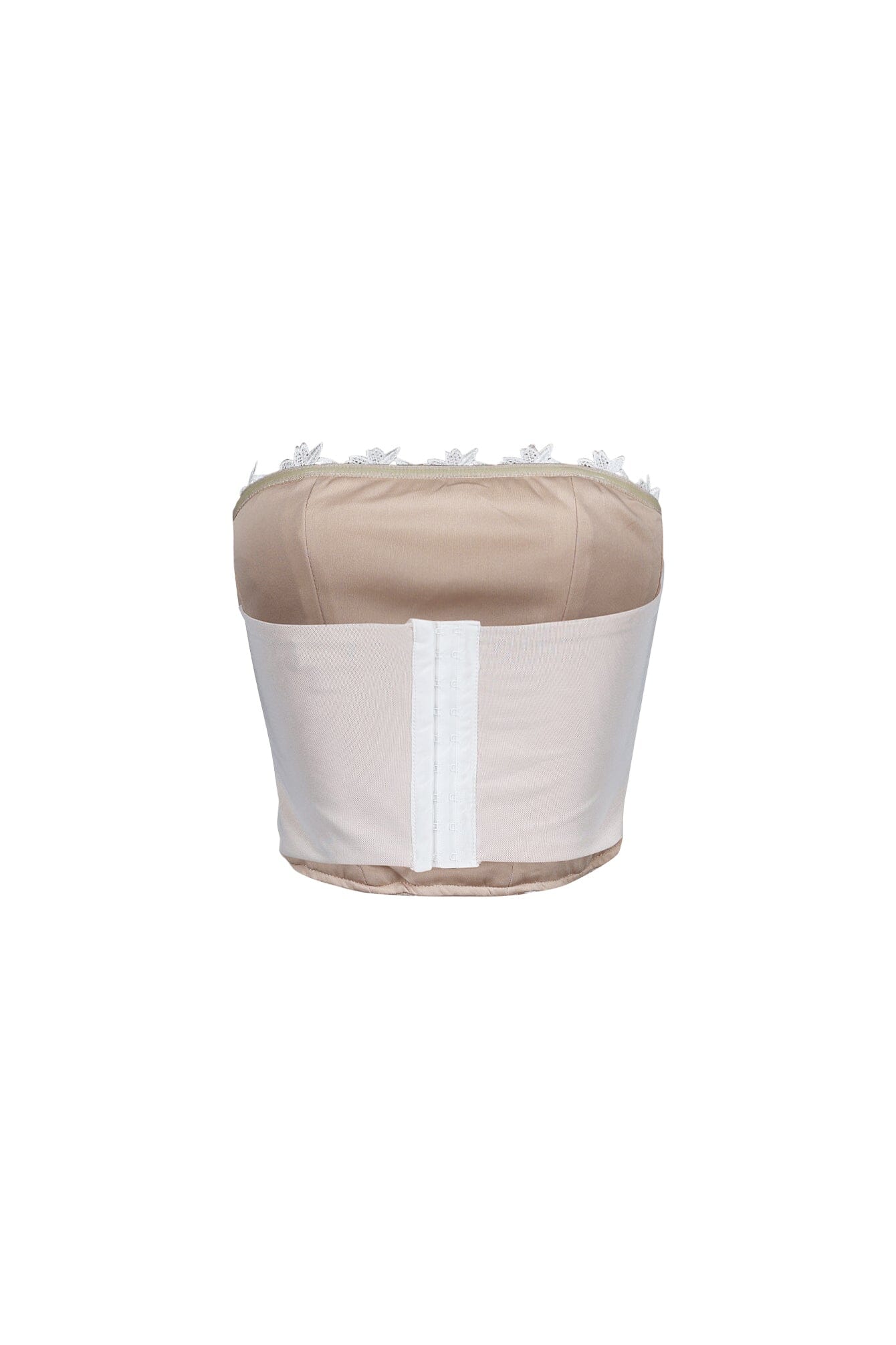Lacebound Bloom Mesh Corset Tube Top - Image 5