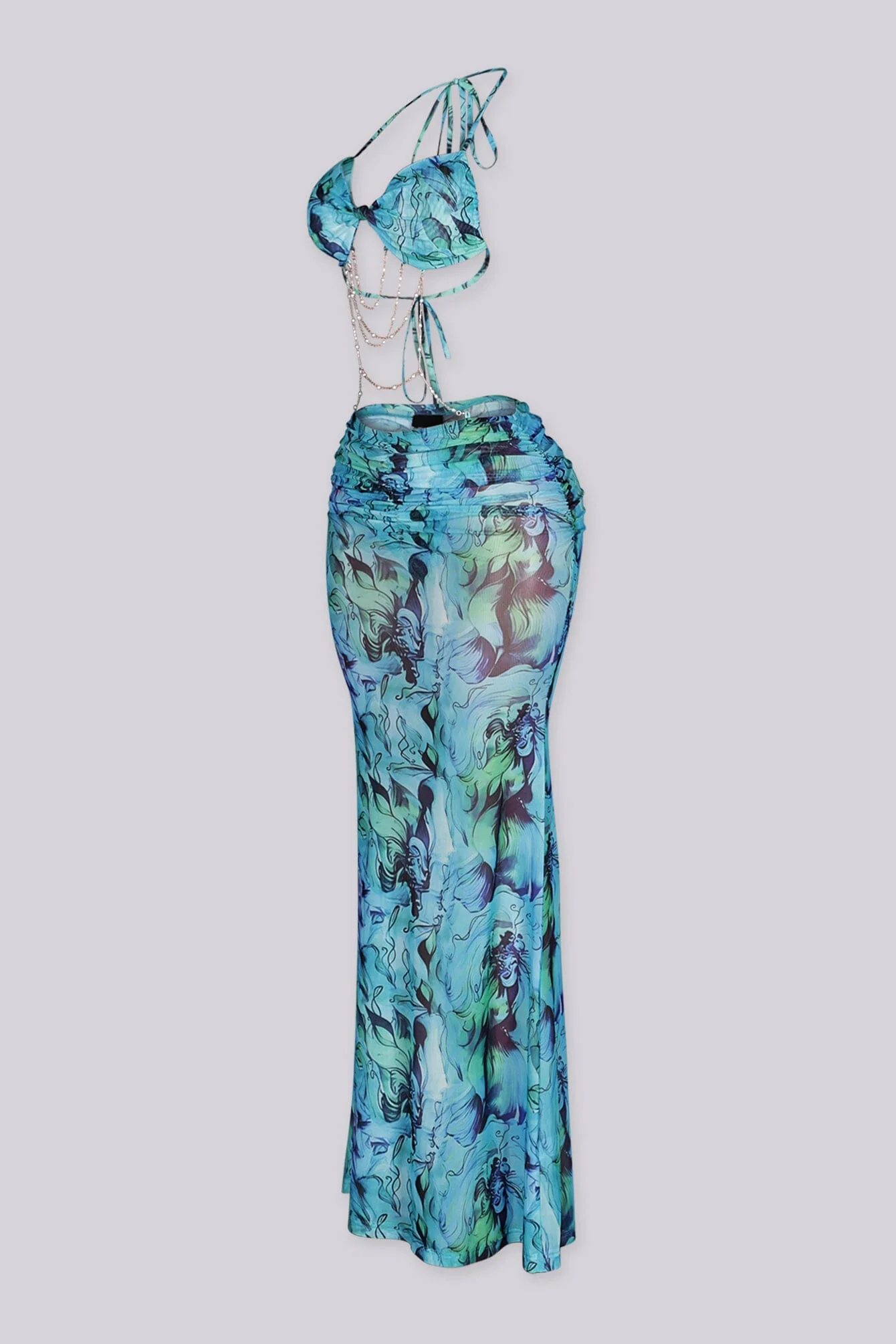 Laguna Marble Mermaid Maxi Dress - Image 4