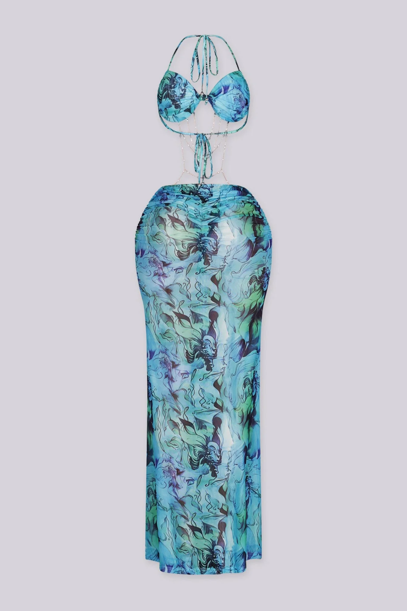 Laguna Marble Mermaid Maxi Dress - Image 5