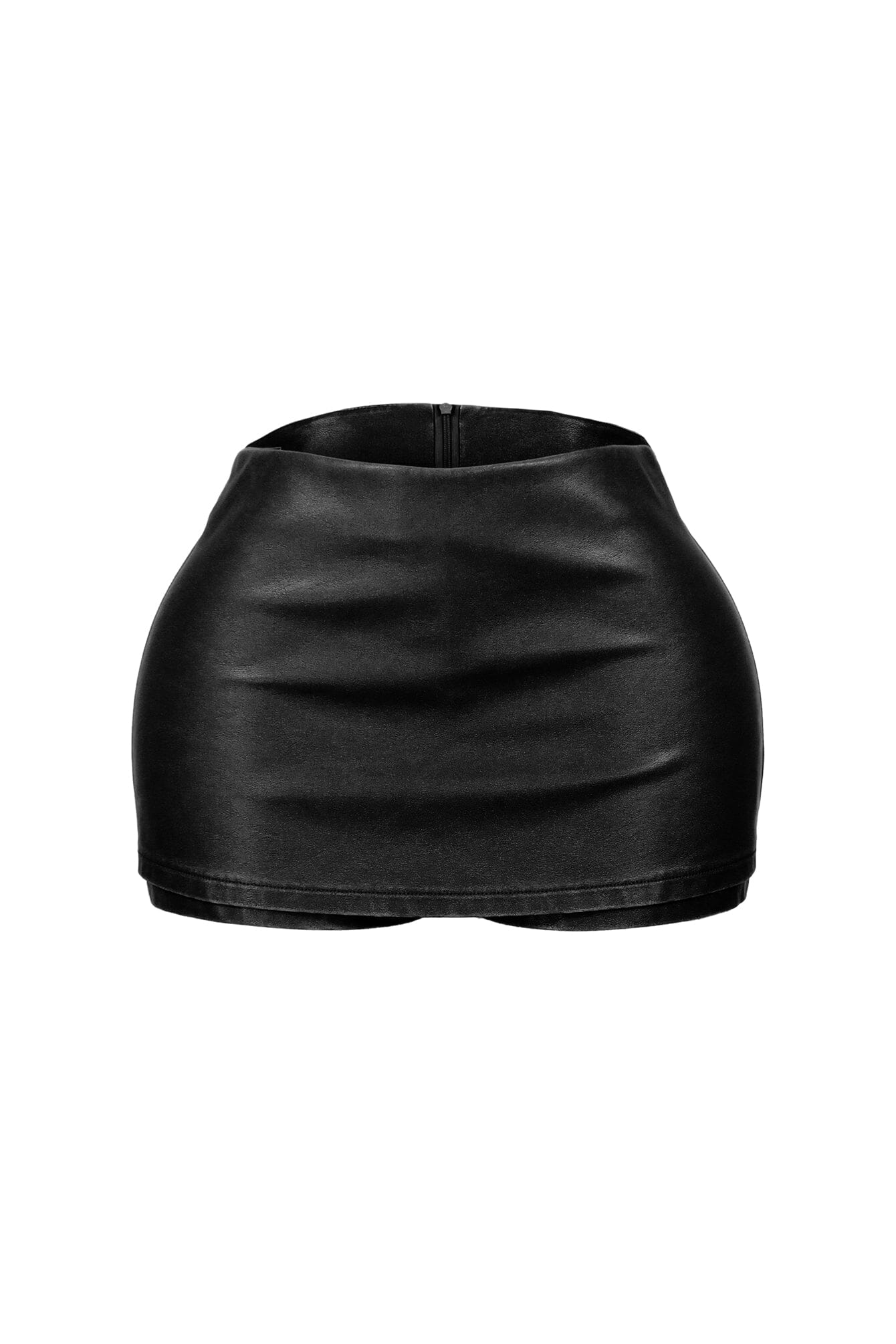 Lenny Washed Faux Leather Skort - Image 5