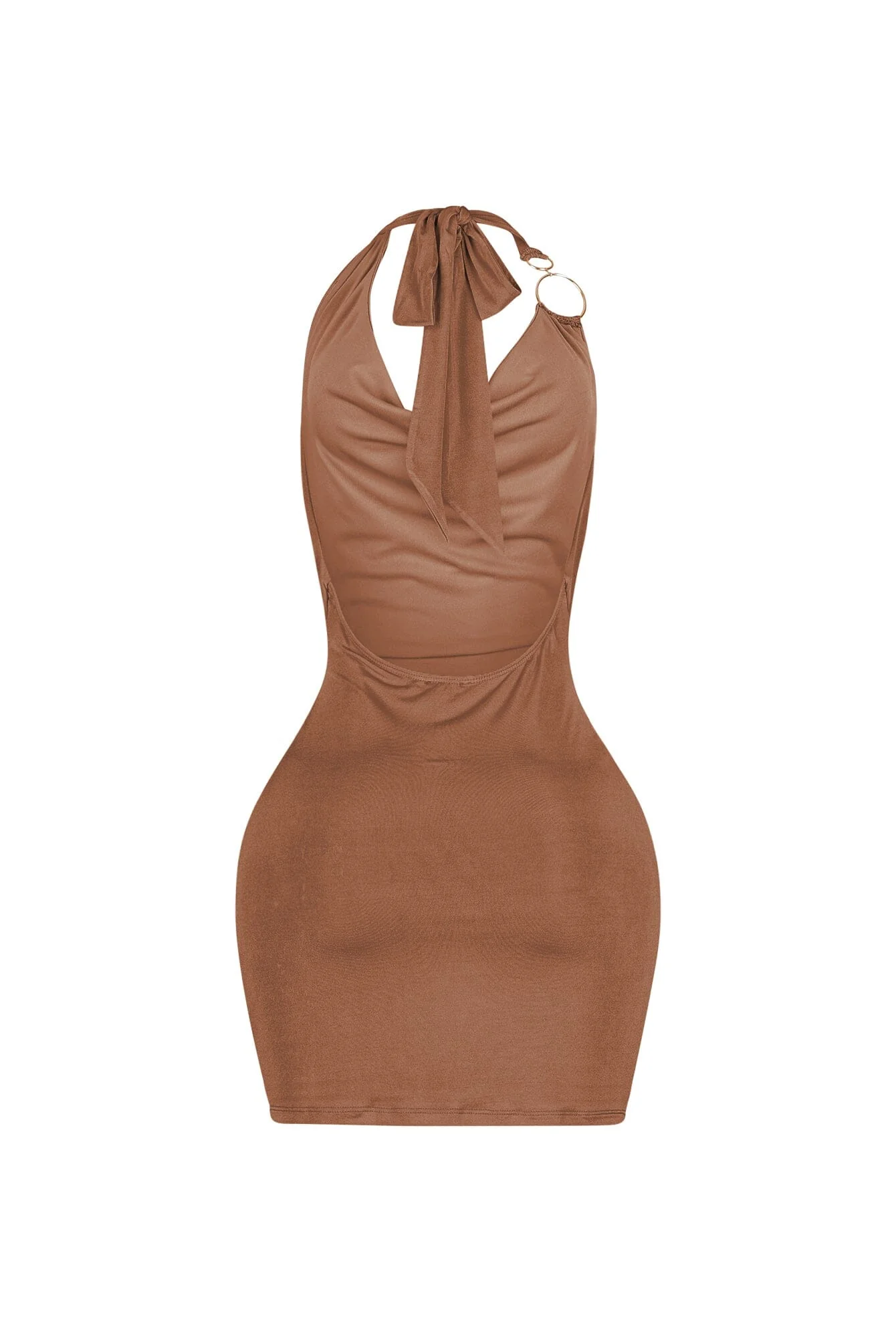 Lenvolee Halter Mini Dress - Image 11