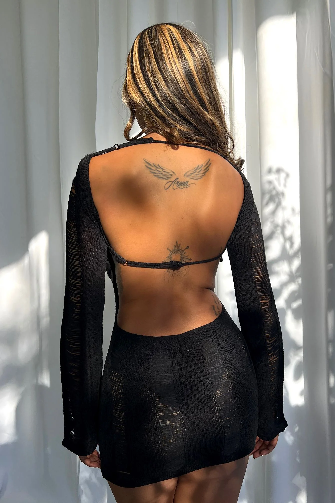 Zion Long Sleeve Mini Dress - Image 5