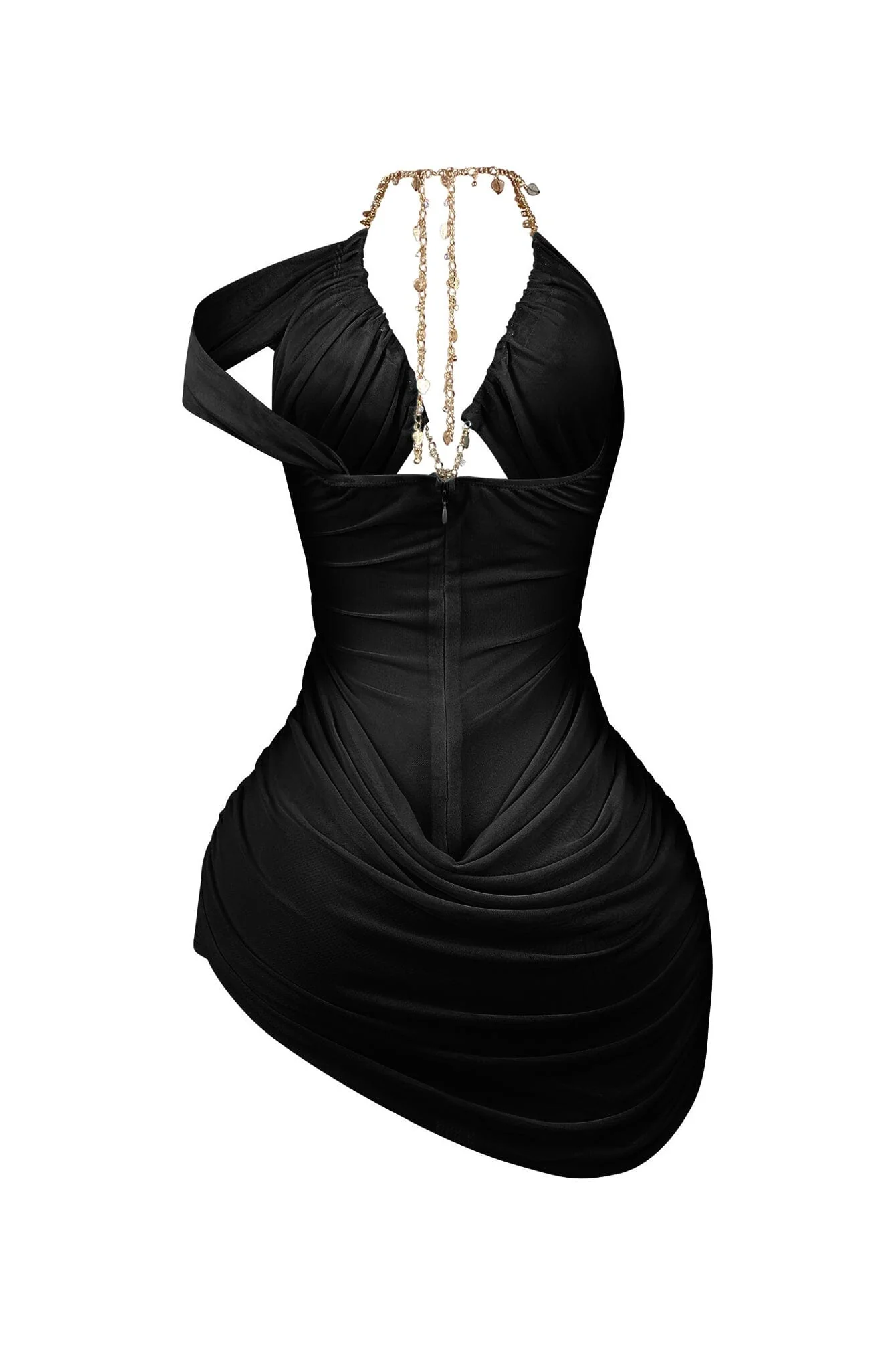 Look Again Mesh Halter Mini Dress - Image 12