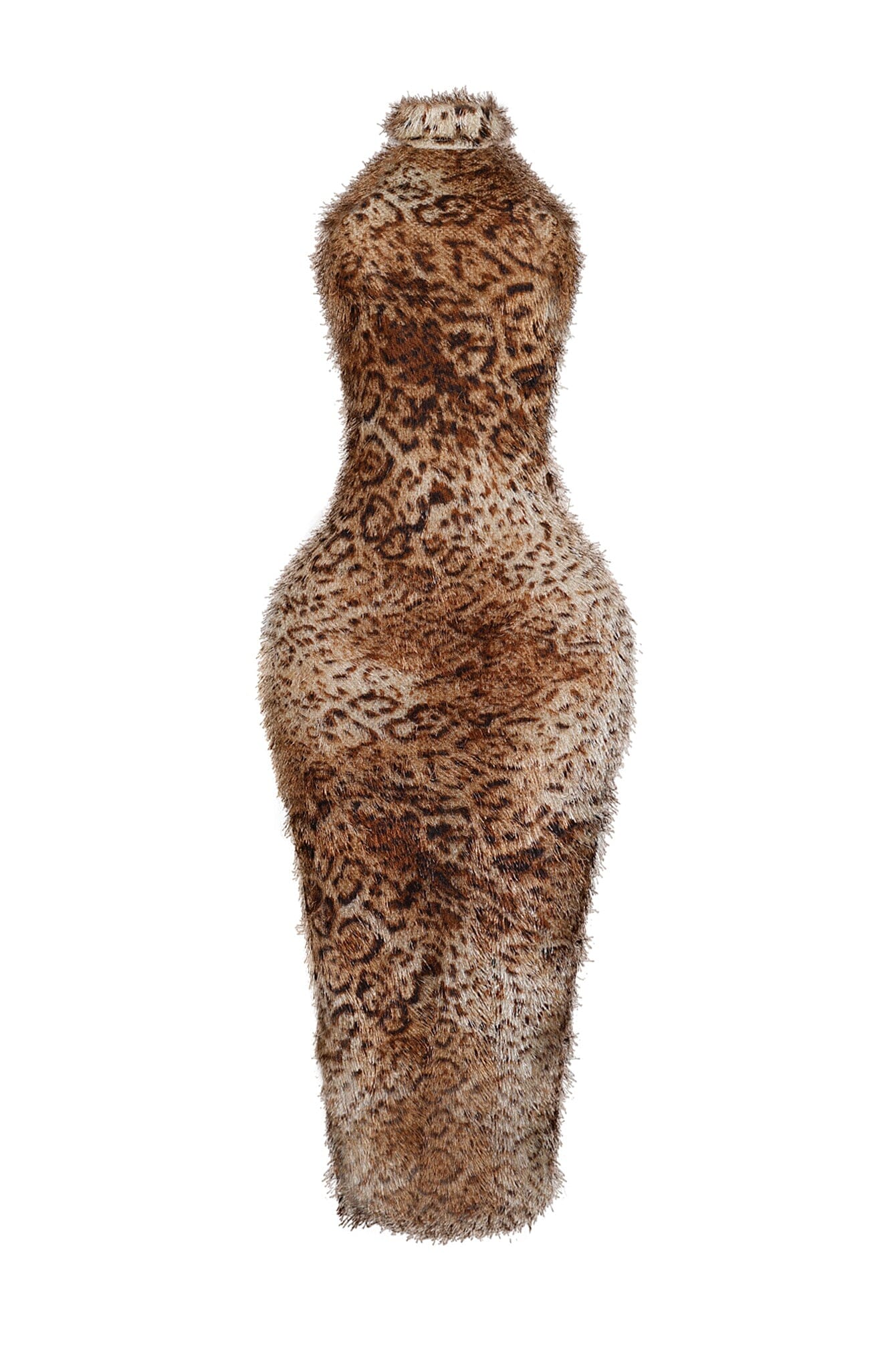 Lucille Animal Print Shaggy Maxi Dress - Image 3