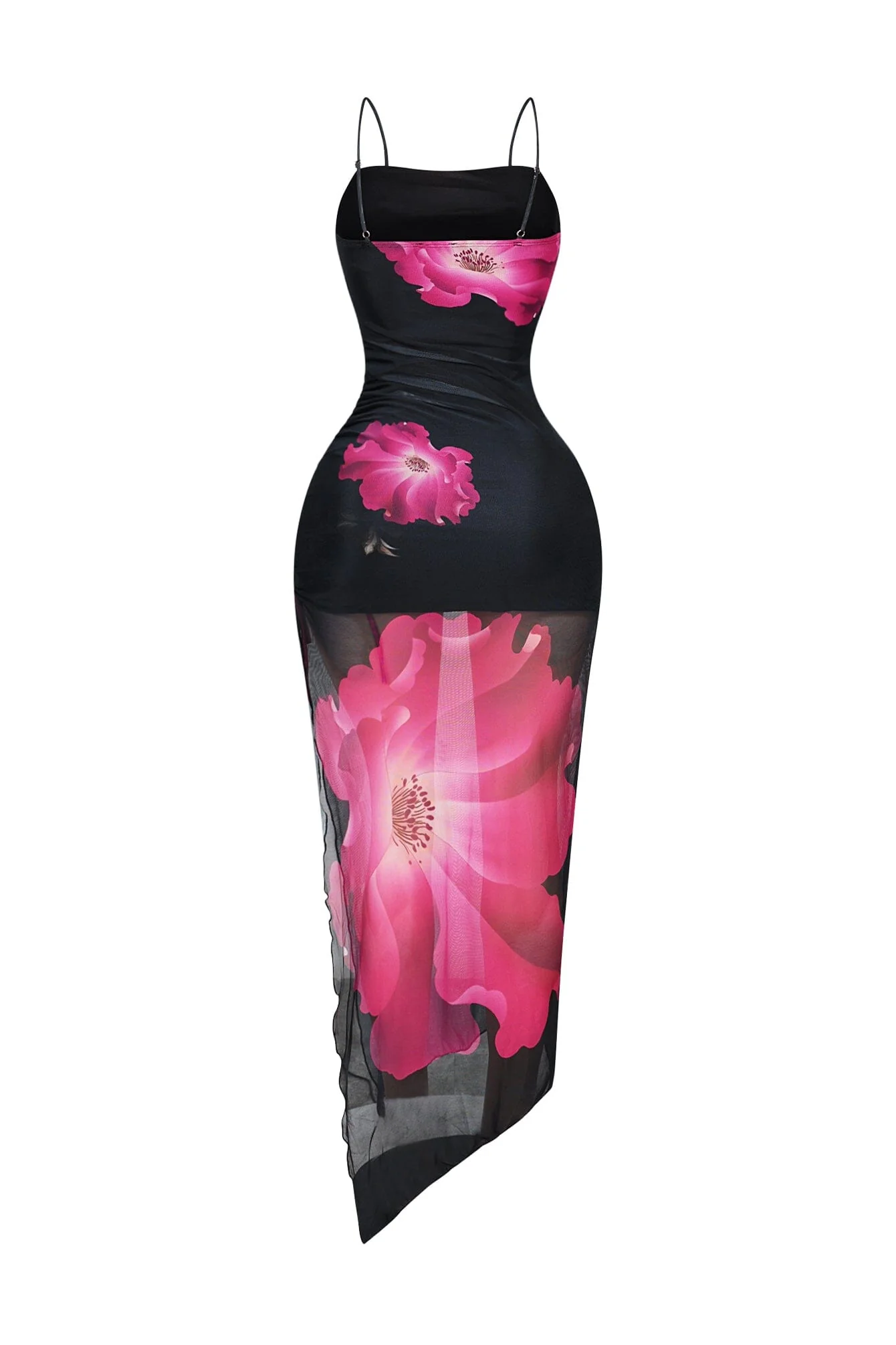 Macie Mesh Floral Maxi Dress - Image 5