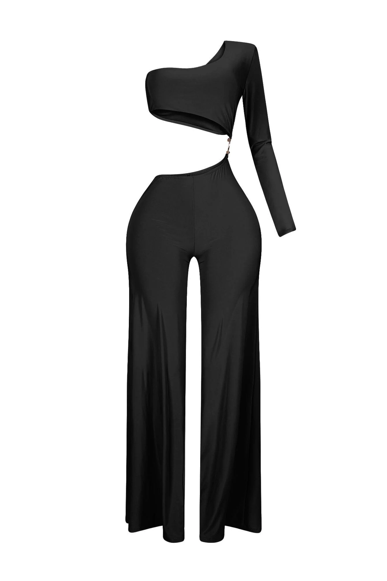 Maeve Padded One Shoulder Jumpsuit - Image 4