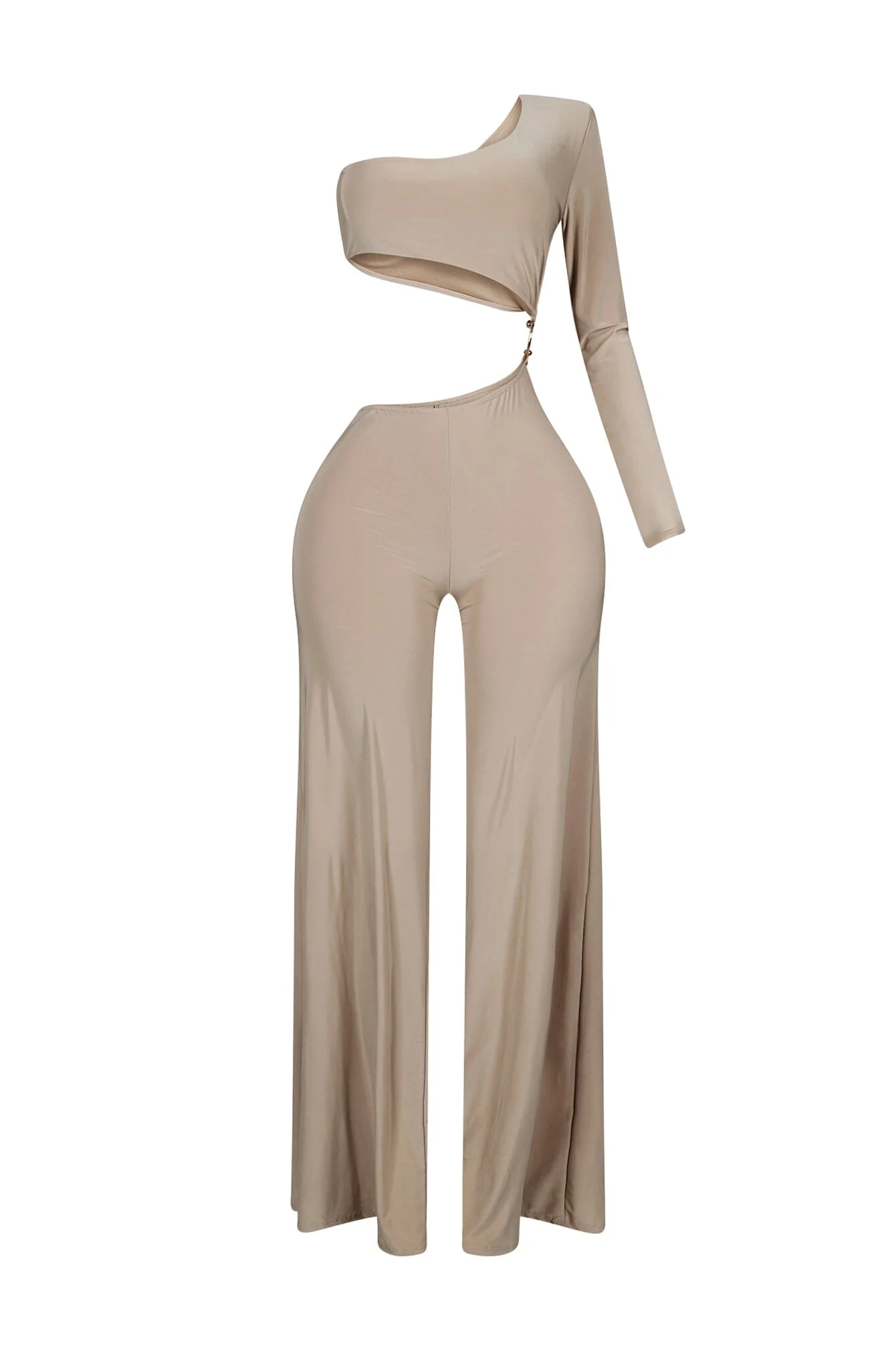 Maeve Padded One Shoulder Jumpsuit - Image 5