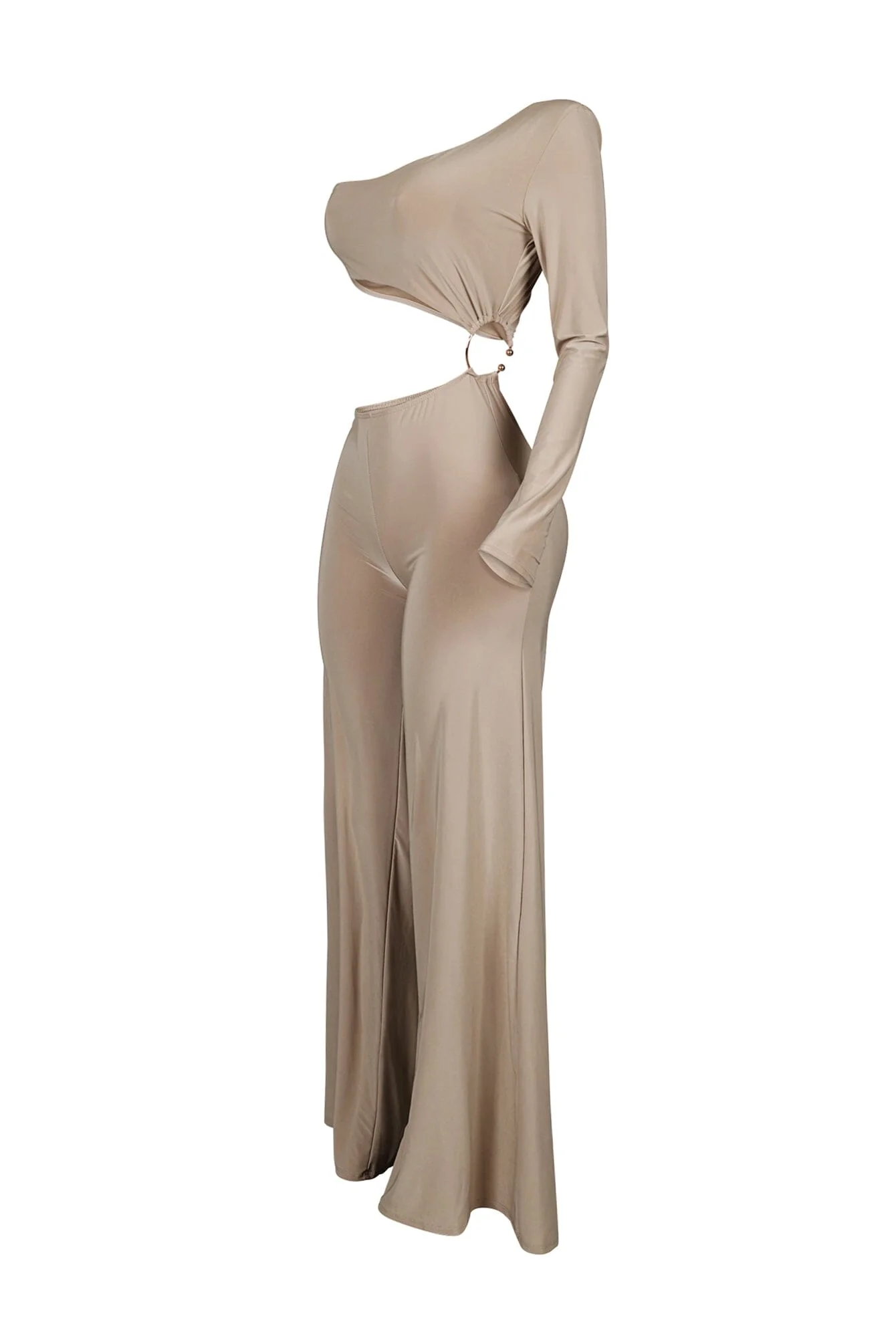 Maeve Padded One Shoulder Jumpsuit - Image 7