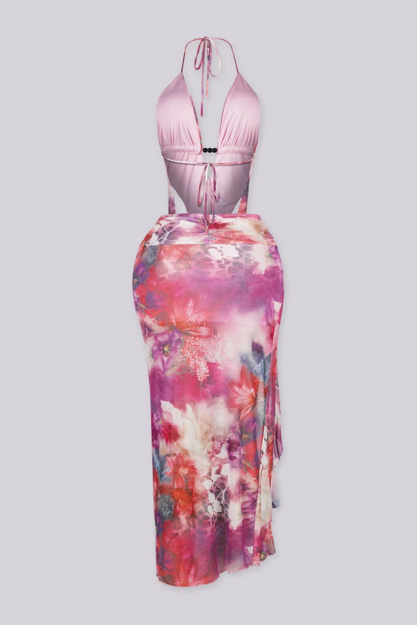 Magenta Oasis Maxi Dress - Image 5
