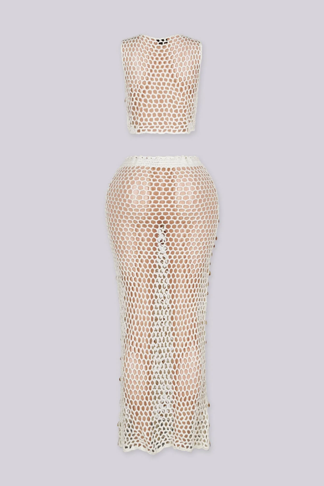 Marbella Crochet Crop Top & Maxi Skirt SET - Image 5