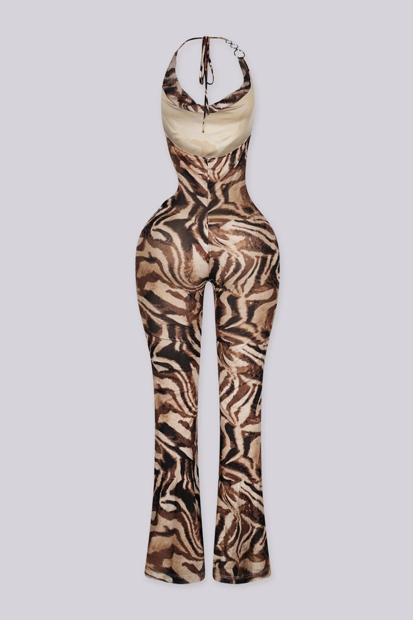 Marbled Reverie Cowl Neck Jumpsuit - Image 3