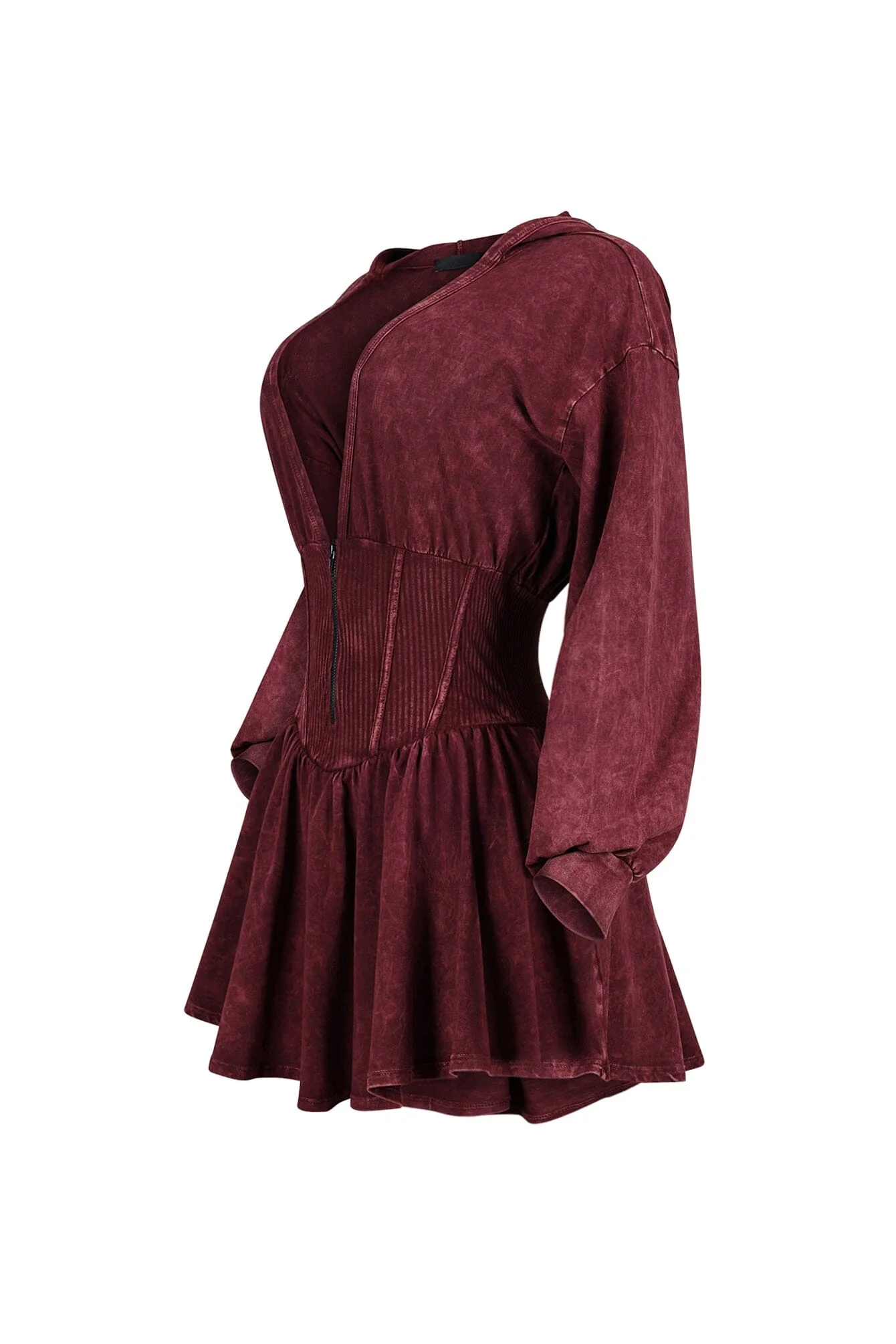 Marlowe Mineral Washed Corset Mini Dress - Image 8