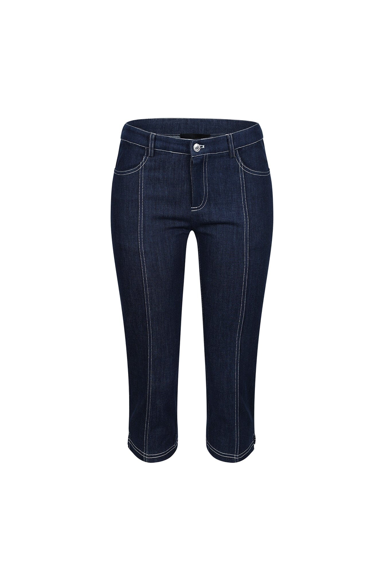Meems Dusk Denim Capri Pants - Image 3