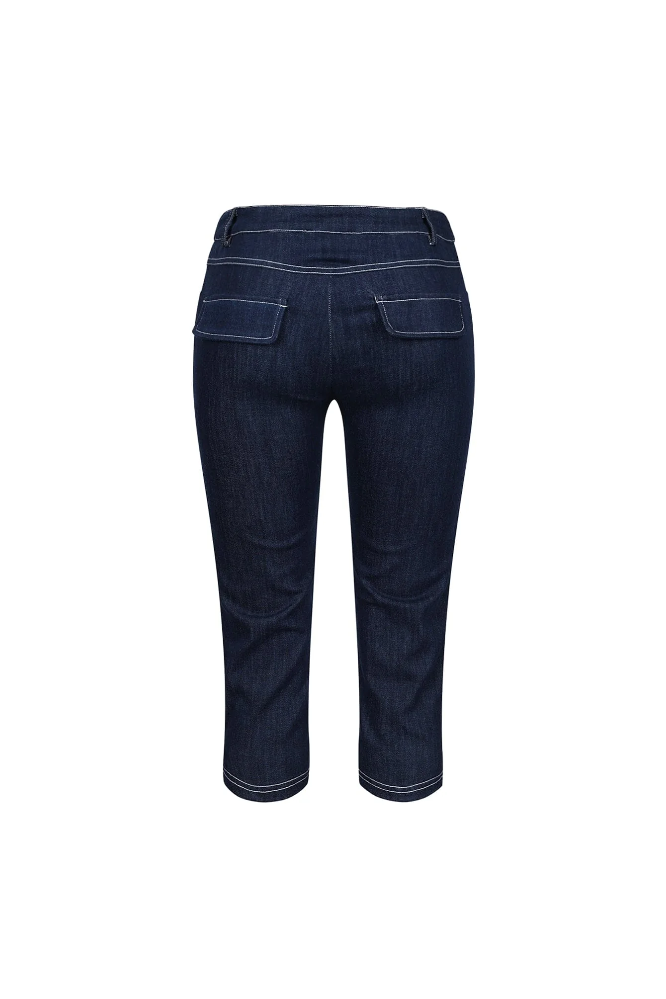 Meems Dusk Denim Capri Pants - Image 5
