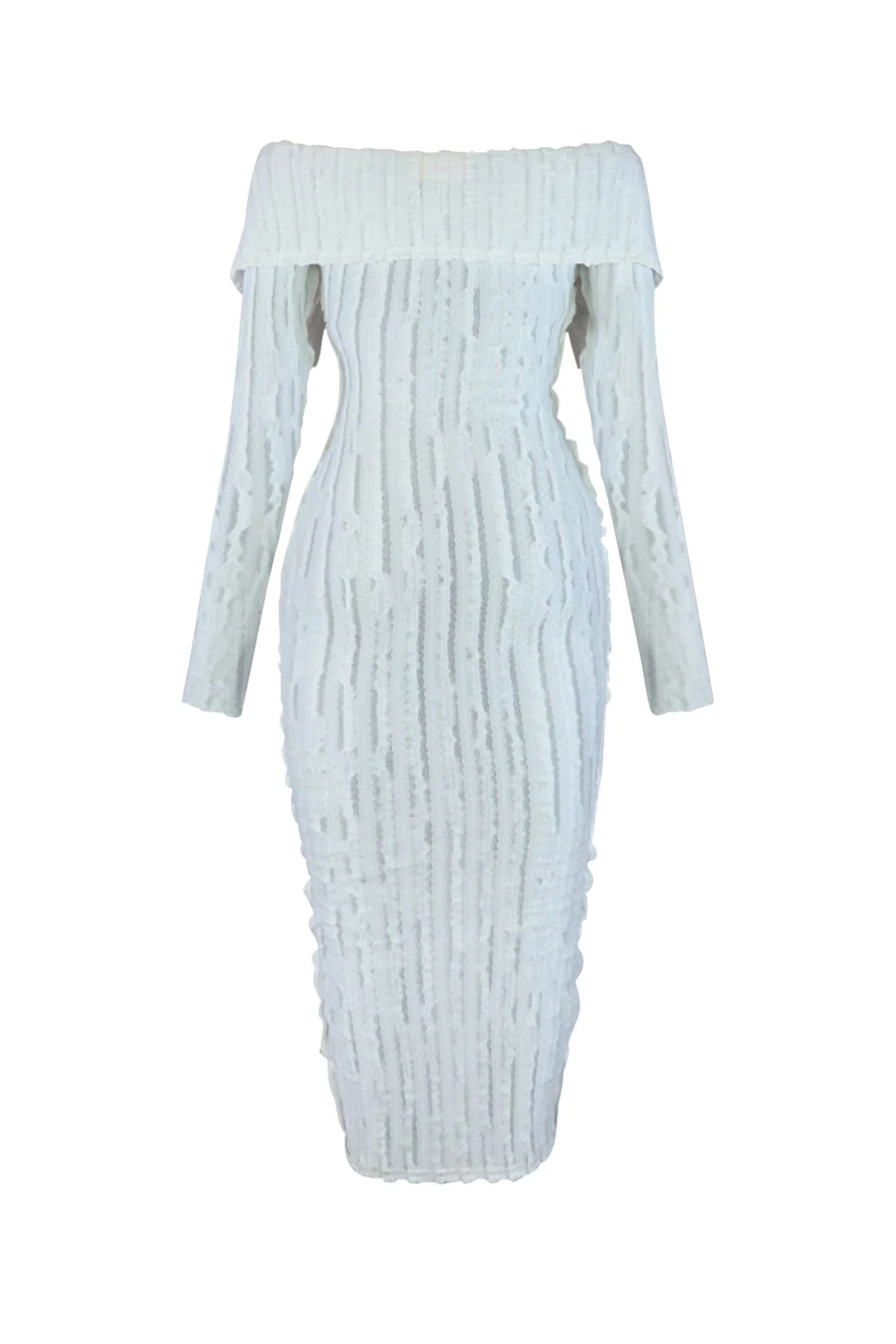 Melody Off Shoulder Midi Dress - Image 11