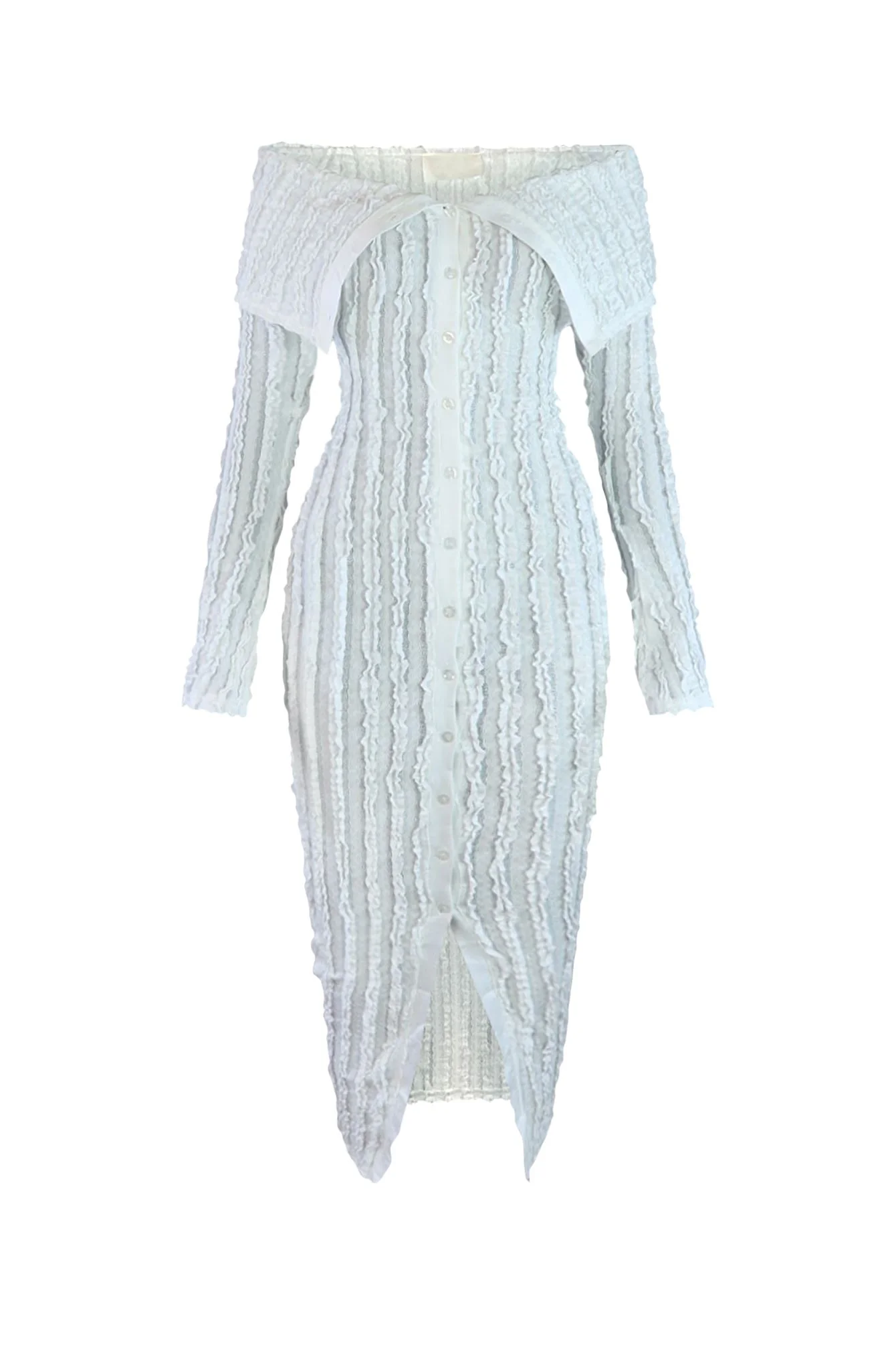 Melody Off Shoulder Midi Dress - Image 9