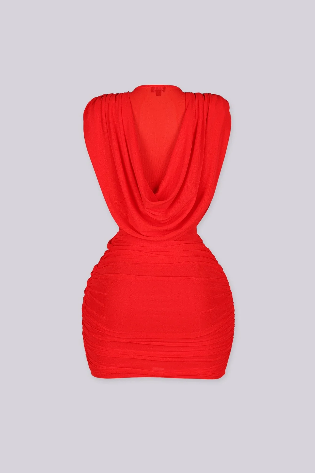Merlot Deep Rouge Midi Dress - Image 12