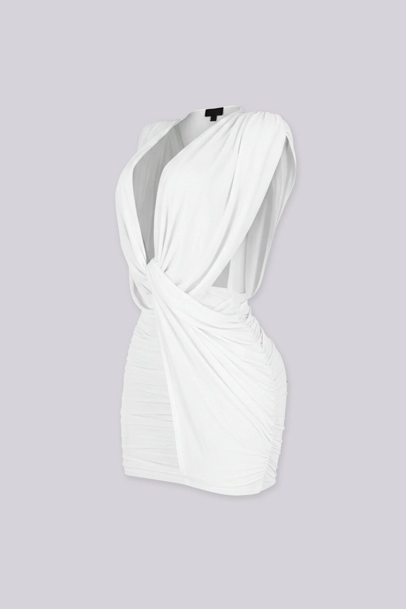 Merlot Deep Rouge Midi Dress - Image 7