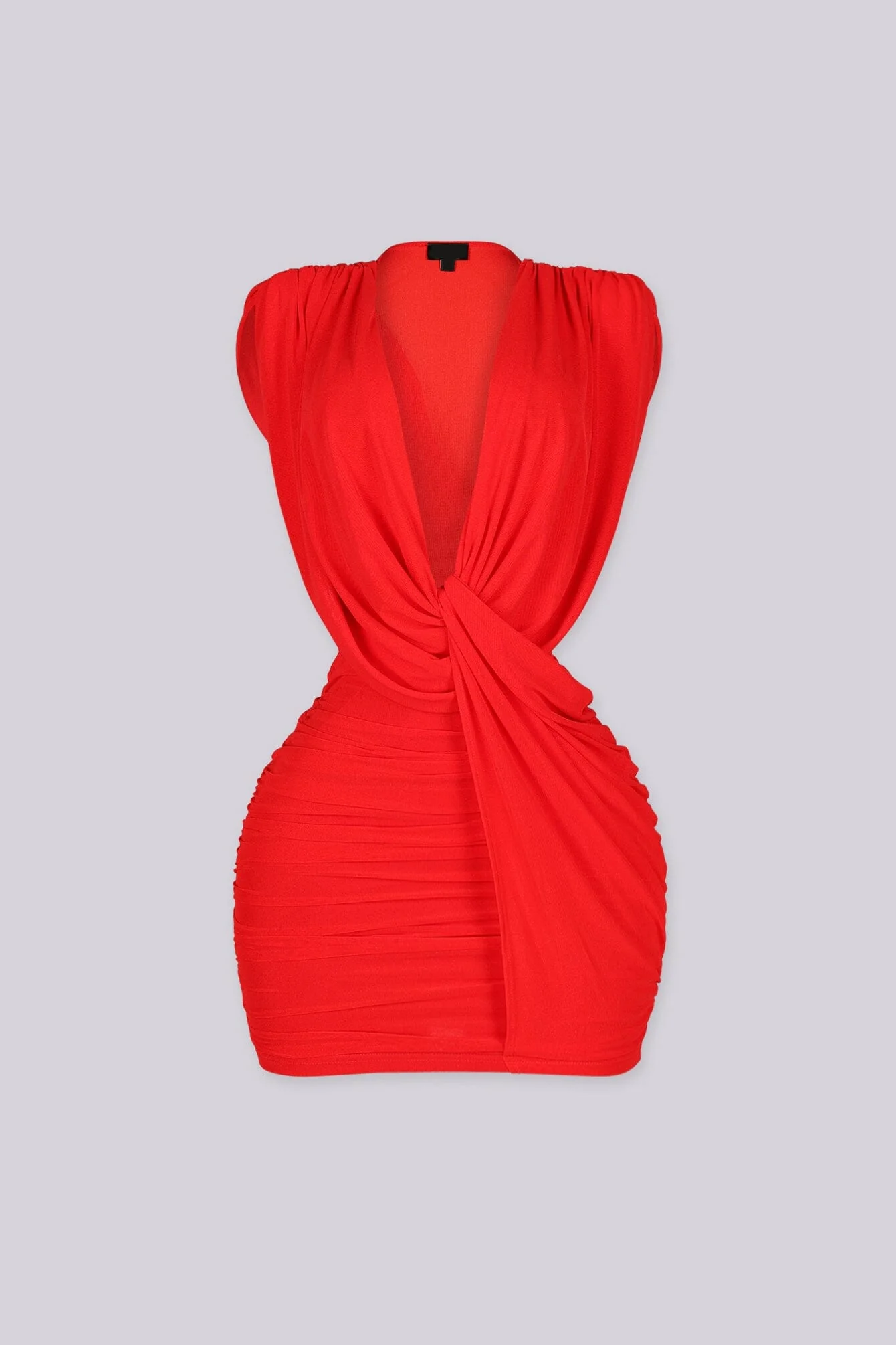 Merlot Deep Rouge Midi Dress - Image 9