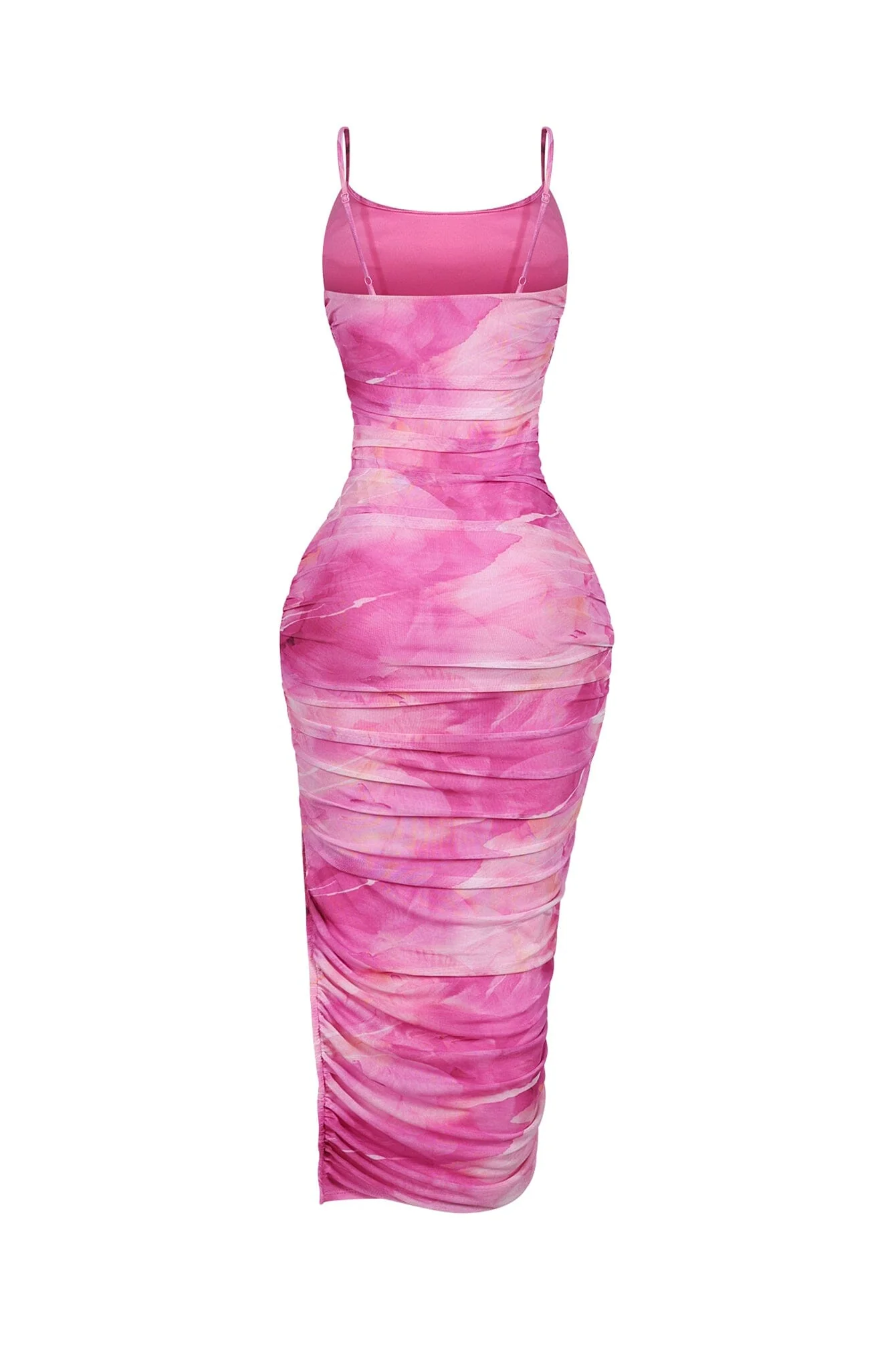 Metis Mesh Printed Ruched Tank Dress - Image 6
