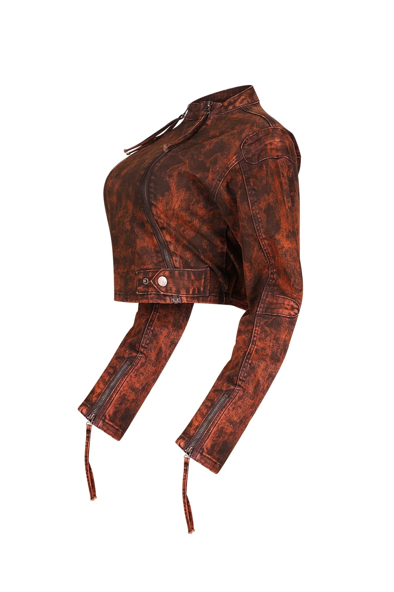 Mid City Mineral Washed 2 Zipper Jacket - Image 4