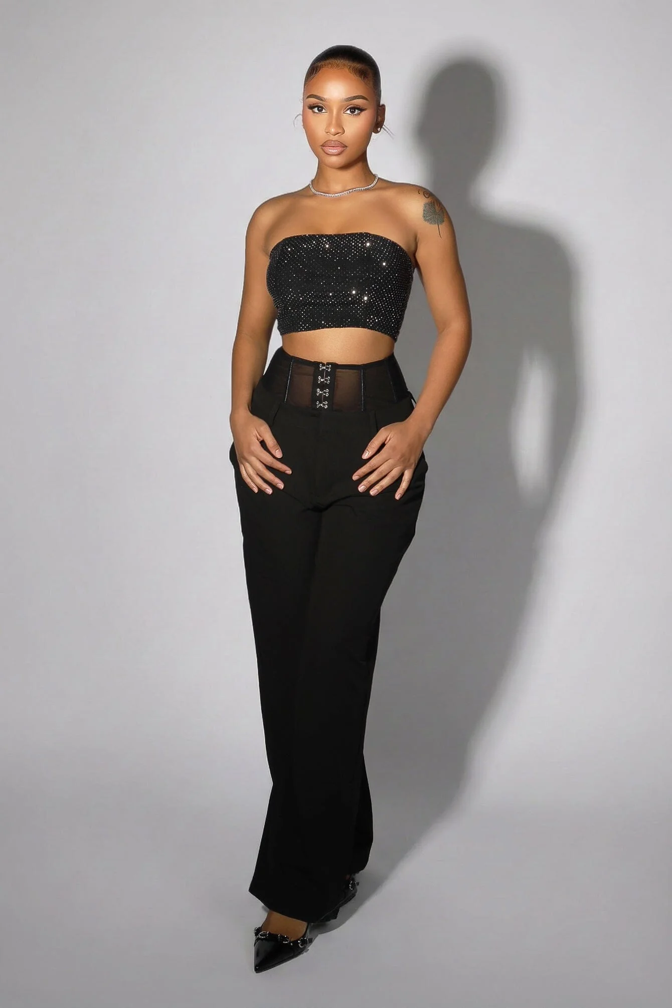 Milan Allure Mesh Corset Trousers