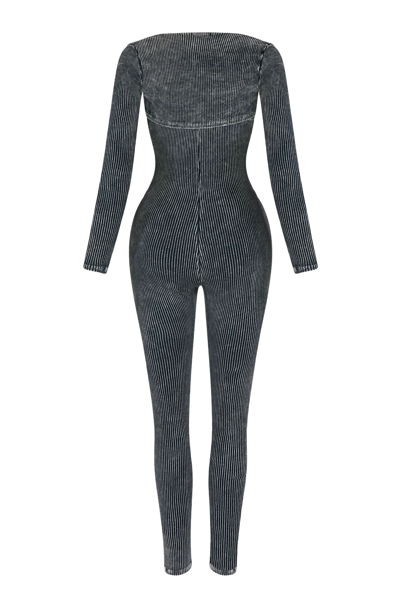 Kali Mineral Washed Jumpsuit & Cardigan SET - Image 4