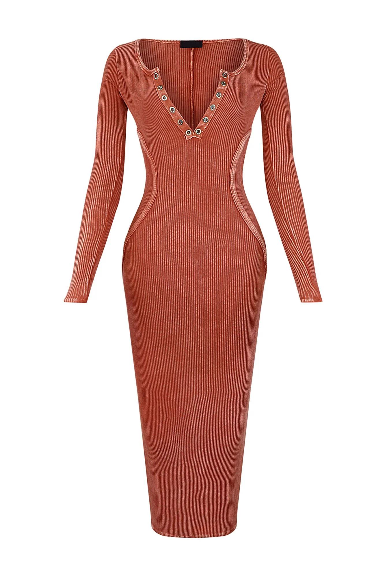 Nadia Mineral Washed Midi Dress - Image 4