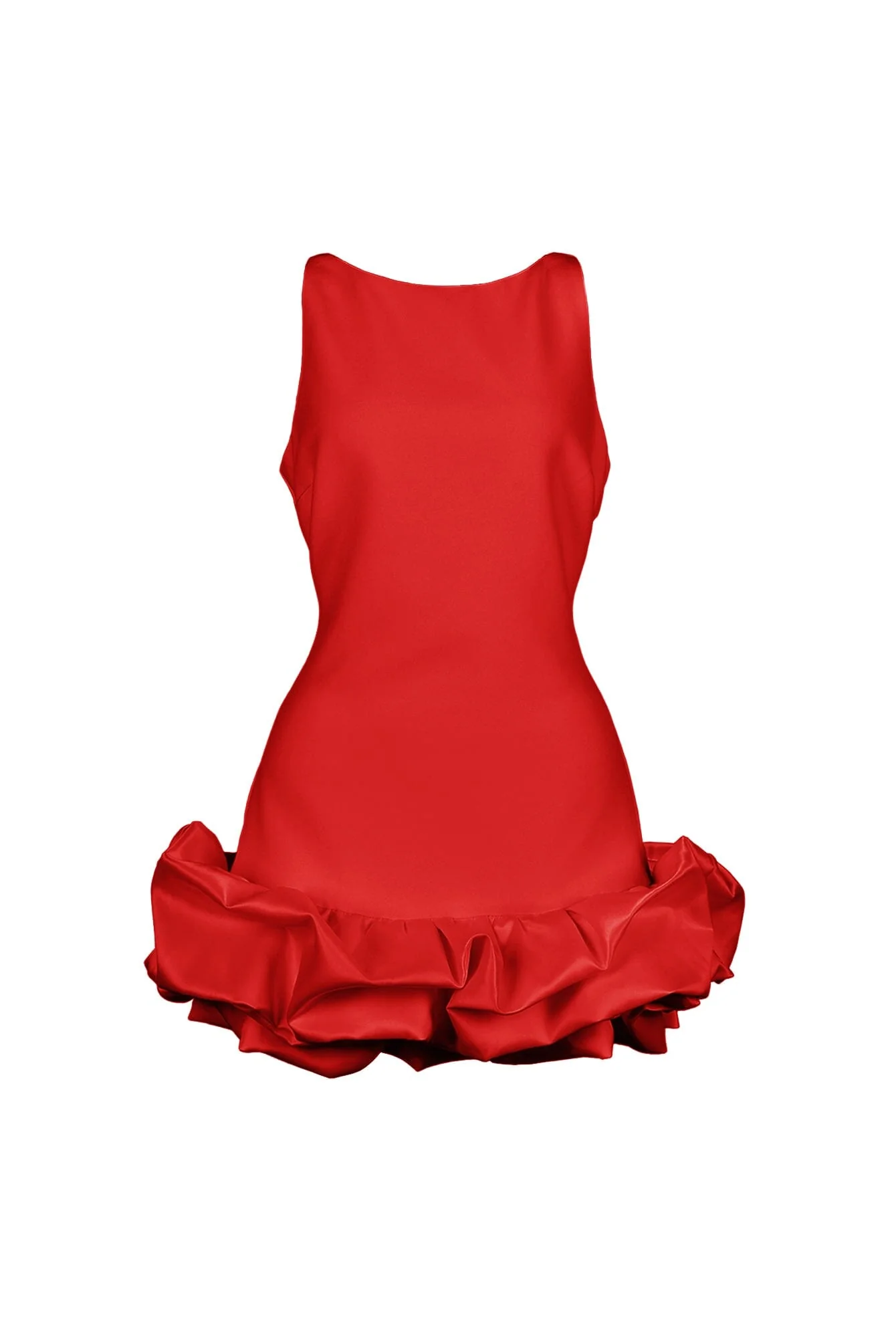 Mochiskin Bubble Hem Tank Mini Dress - Image 6