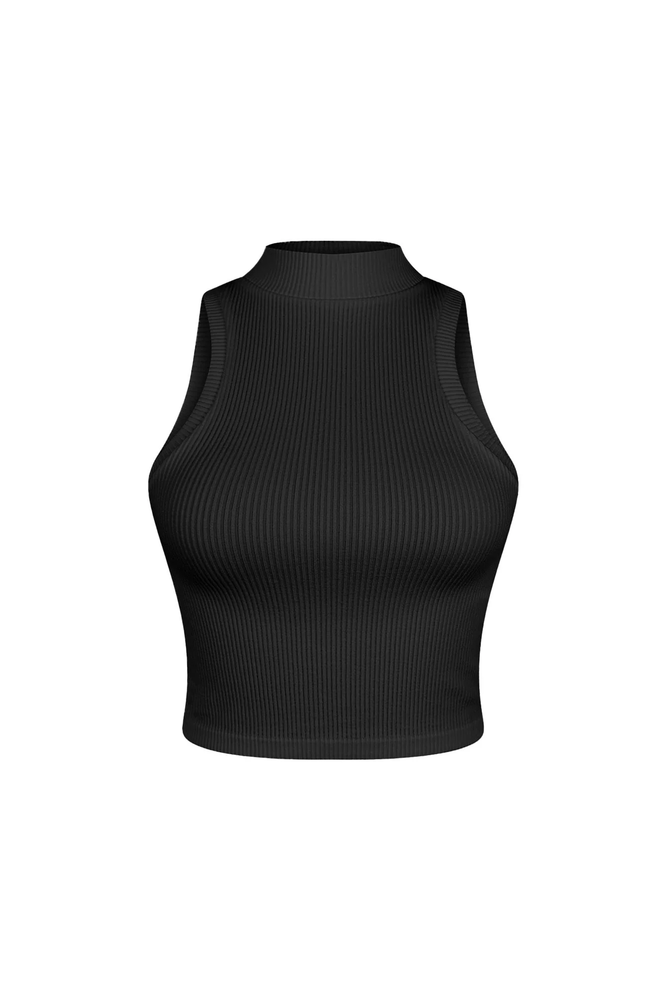 Kaylee Mock Neck Sleeve Less Top - Image 4