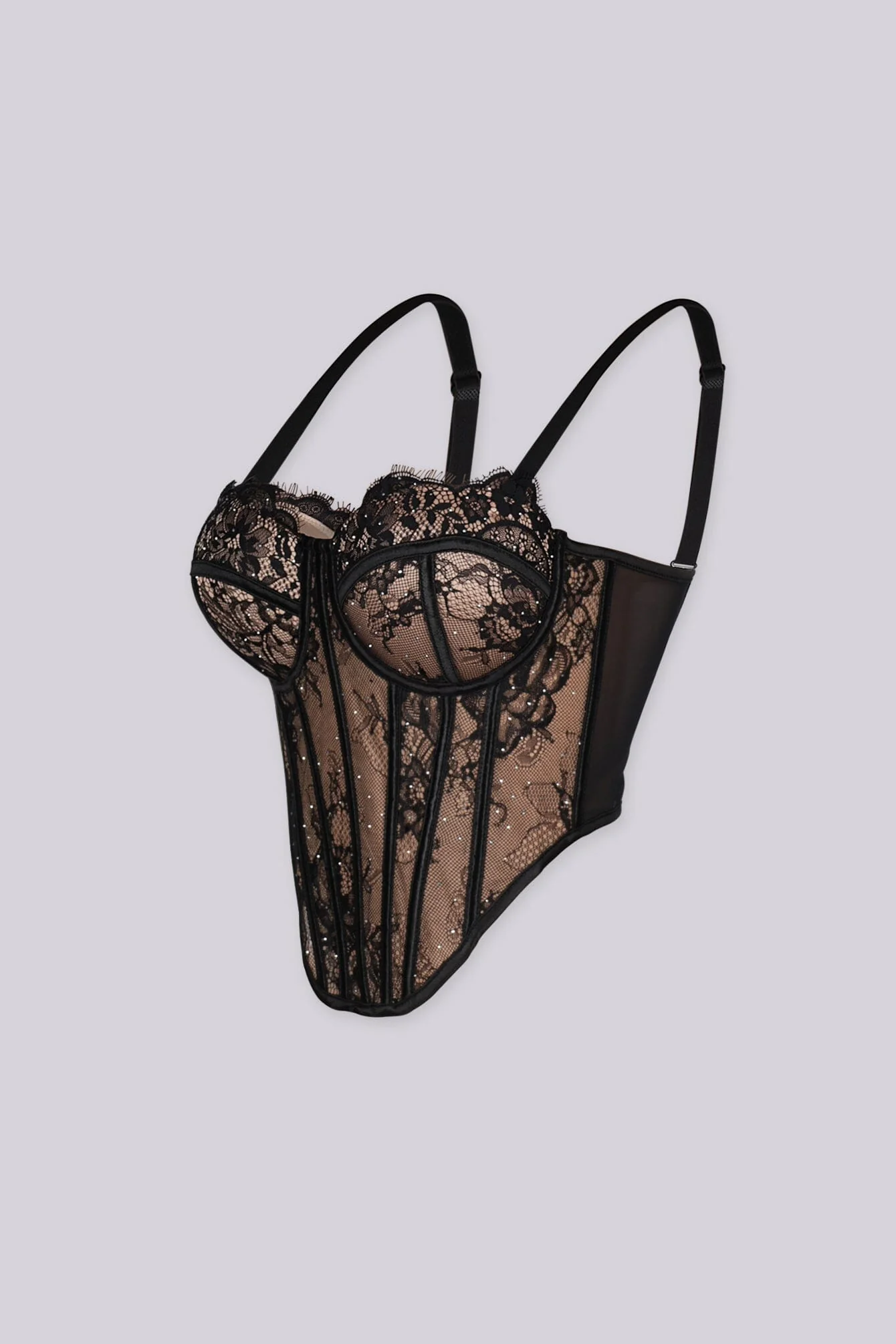Moon Noir Bustier Corset Top - Image 3