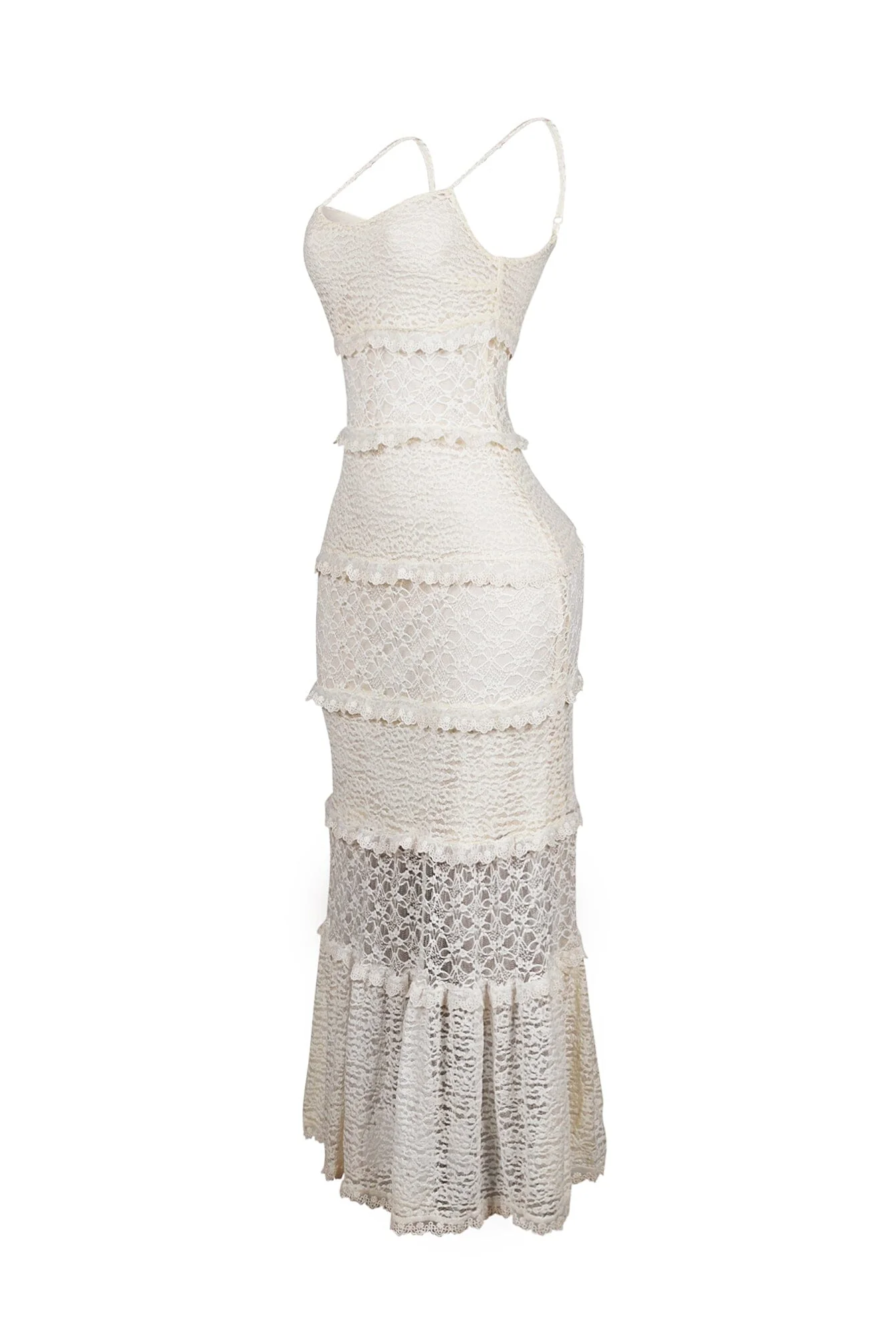 Morning Oath Flowy Lace Maxi Dress - Image 6