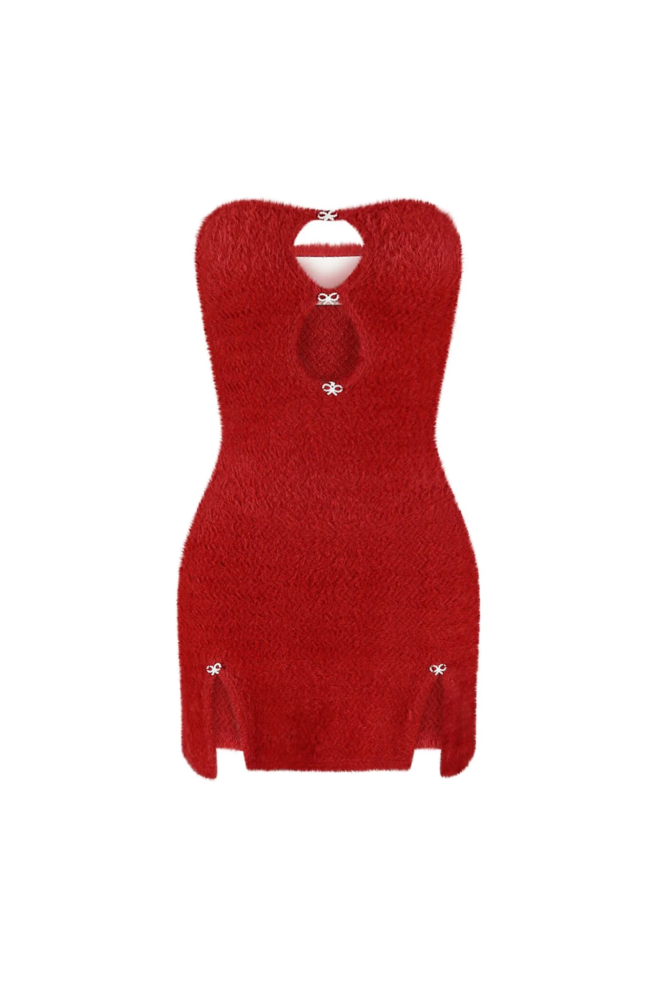 Must Love It Fuzzy Tube Mini Dress - Image 5