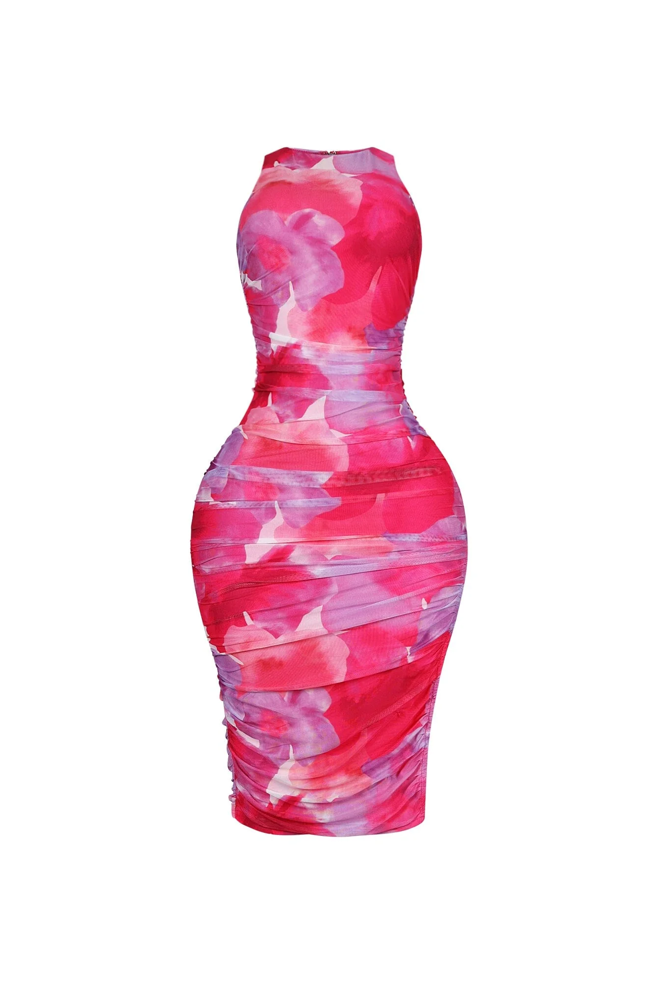 Nevada Mesh Print Sleeveless Midi Dress - Image 5