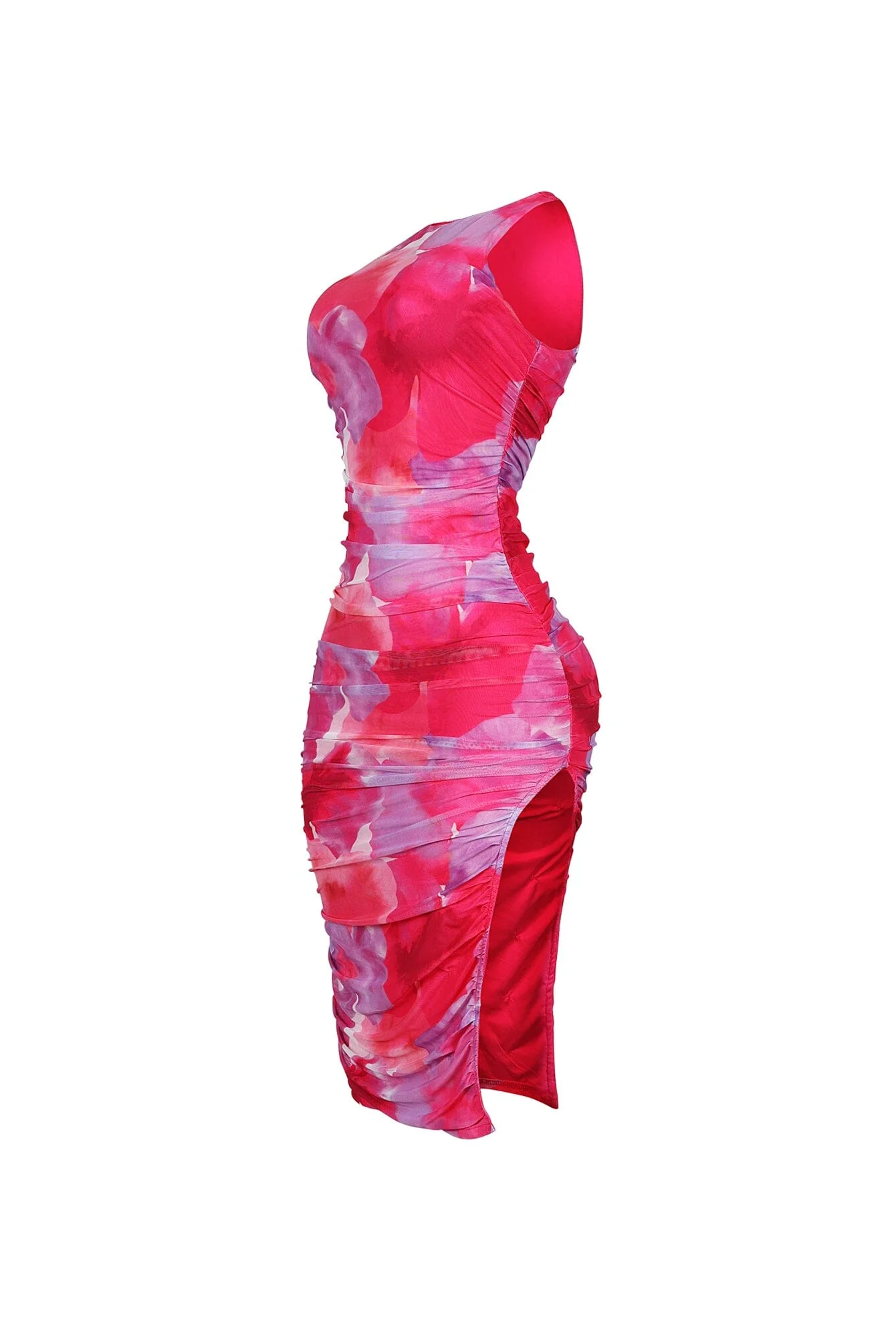 Nevada Mesh Print Sleeveless Midi Dress - Image 8