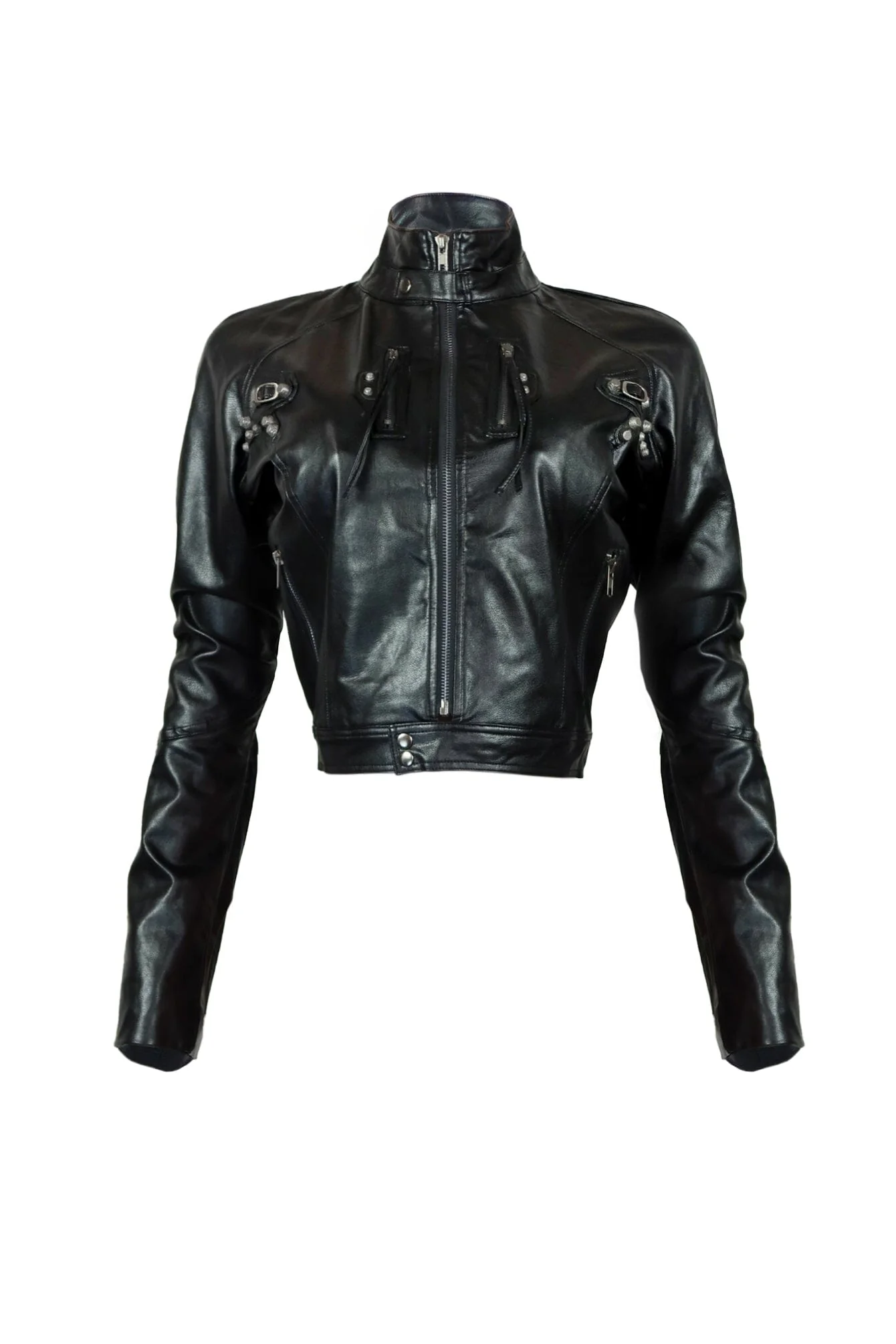 New Day PU Moto Zipper Jacket - Image 3
