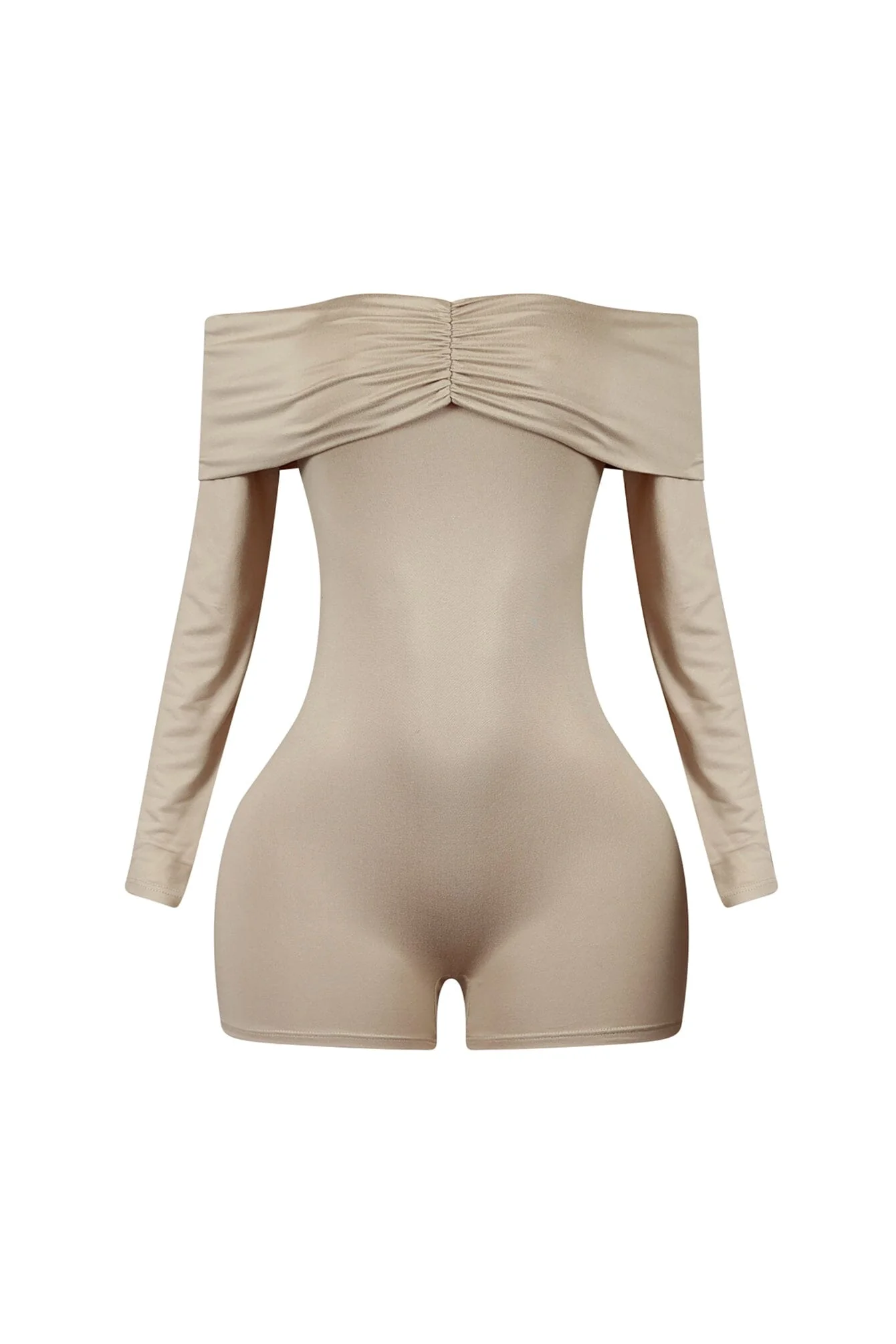 Noelle Off Shoulder Long Sleeve Romper - Image 5