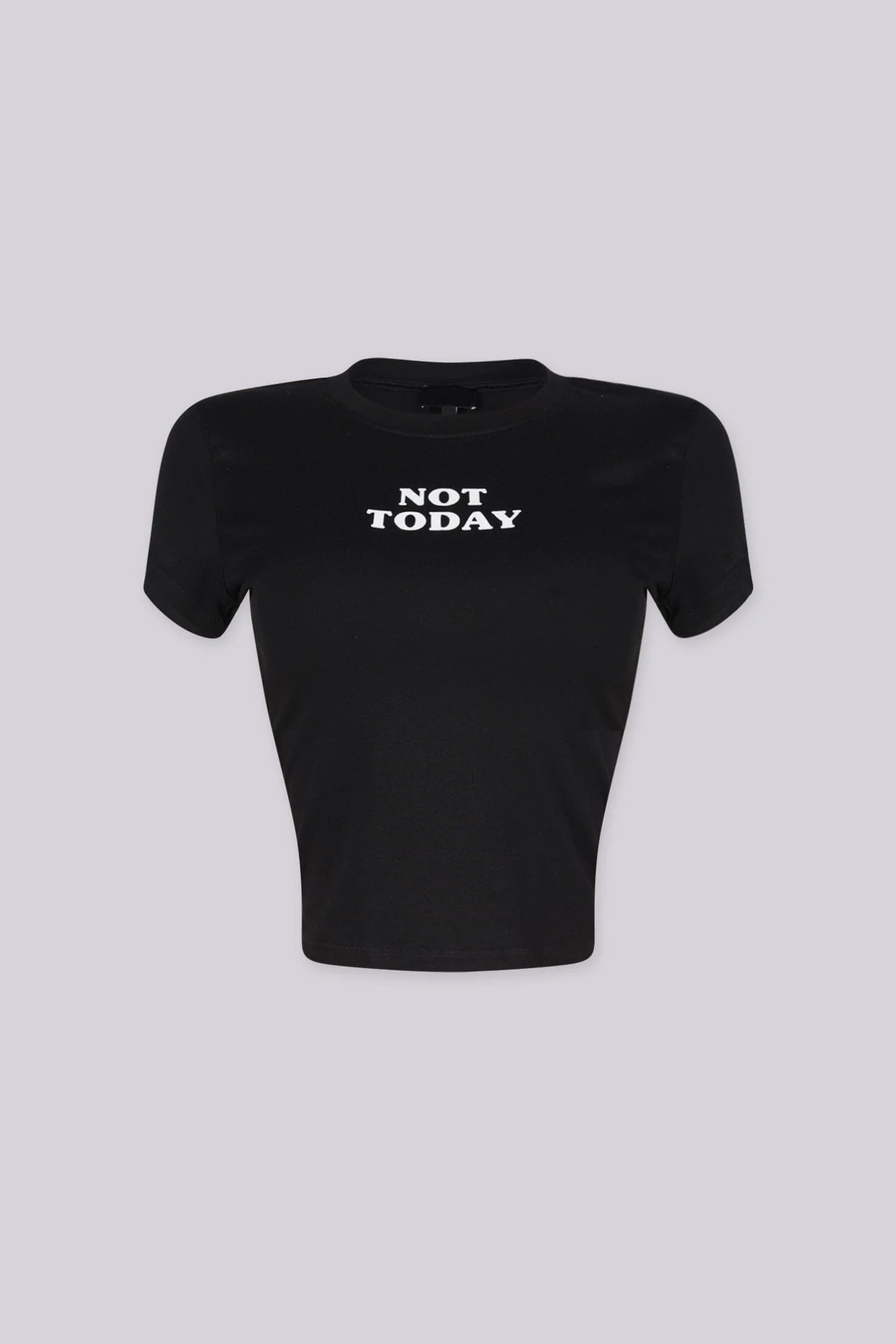 Not Today Graphic Baby Crop Tee - Image 3