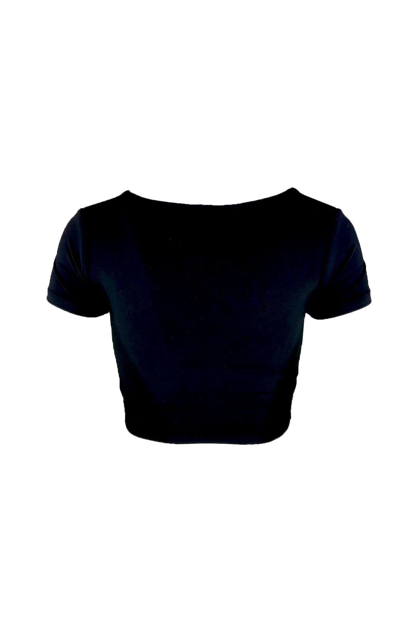 About It V Neck Short Sleeve Crop Top - Image 3