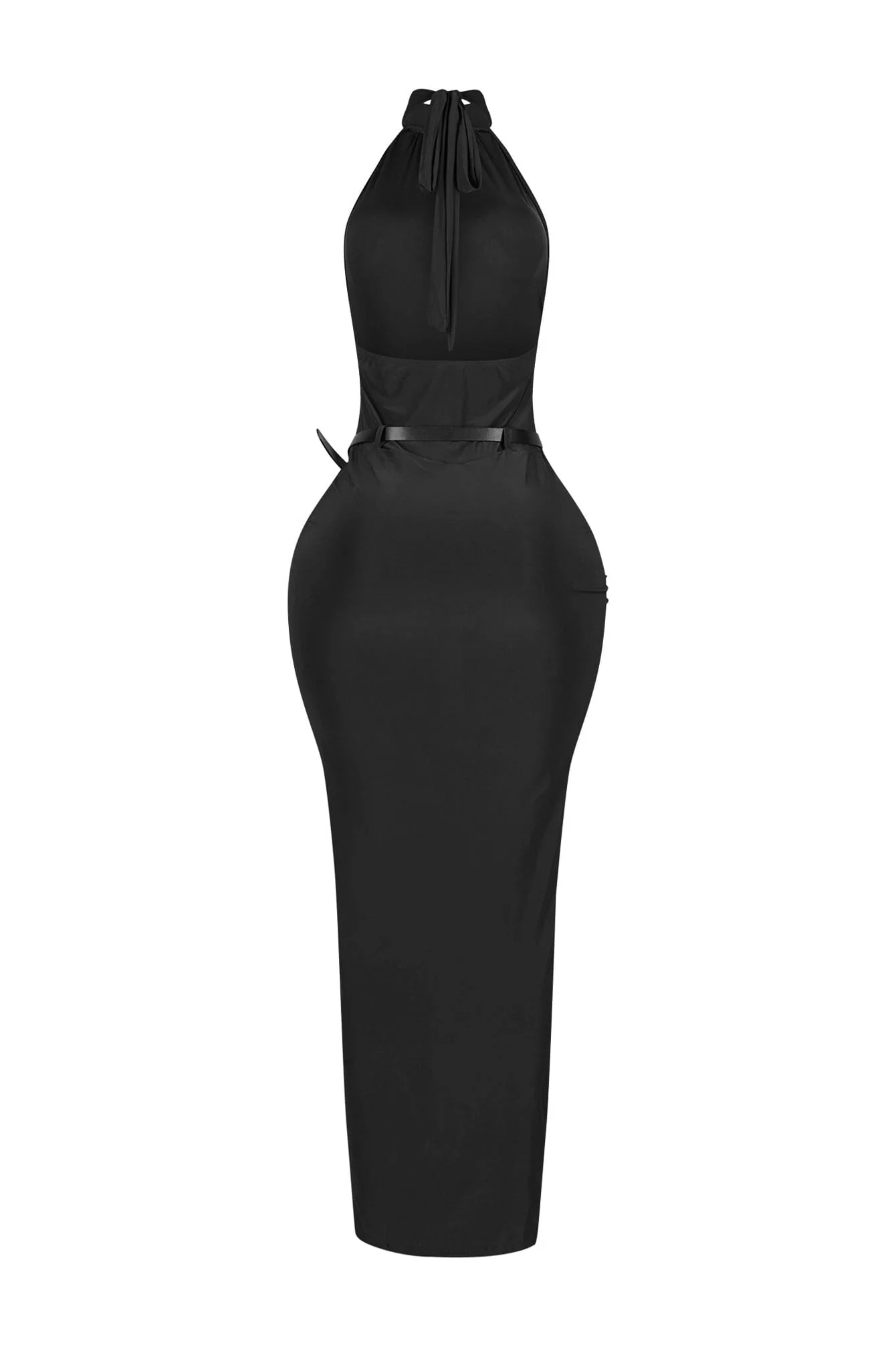 Nuit Allure Halter Maxi Dress - Image 10