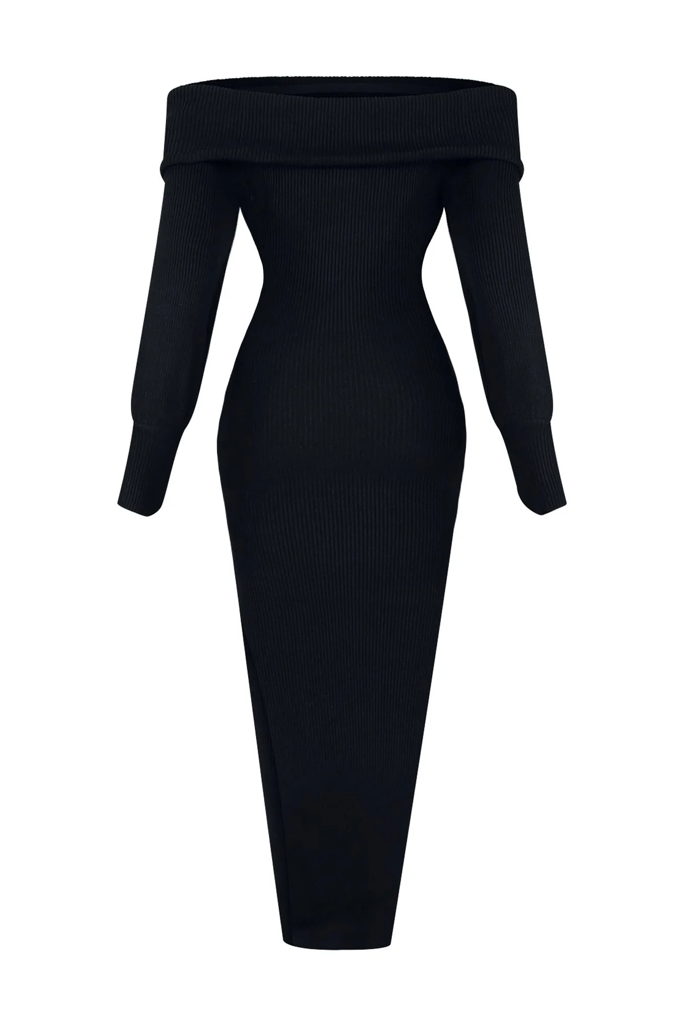 Mackenzie Off Shoulder Knit Dress - Image 3