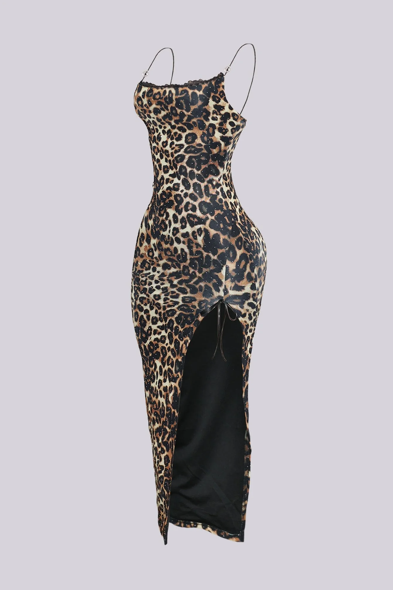 On The Wild Side Rhinestone Midi Dress - Image 2