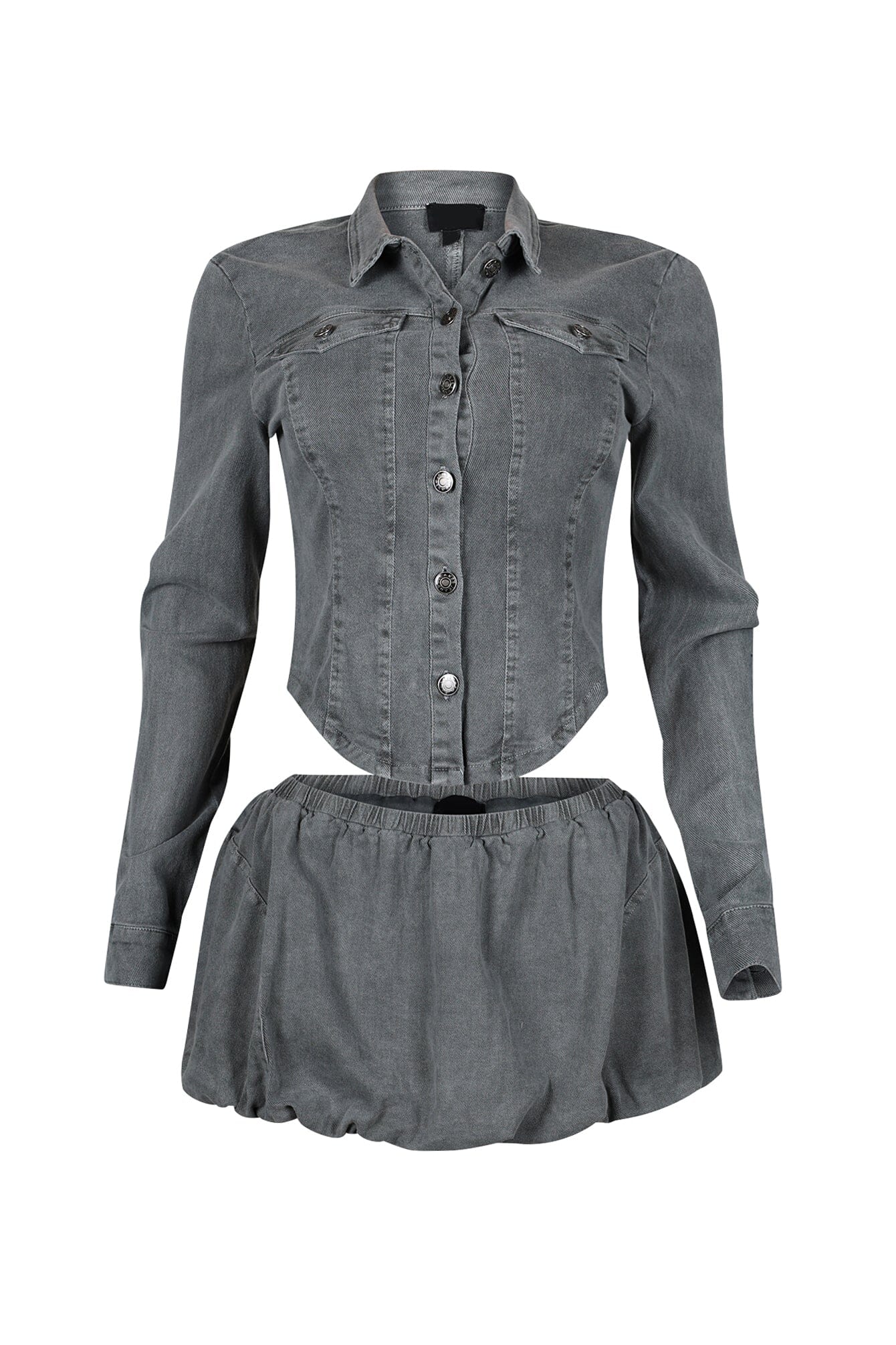 Ophelia Cotton Twill Jacket & Skirt SET - Image 3