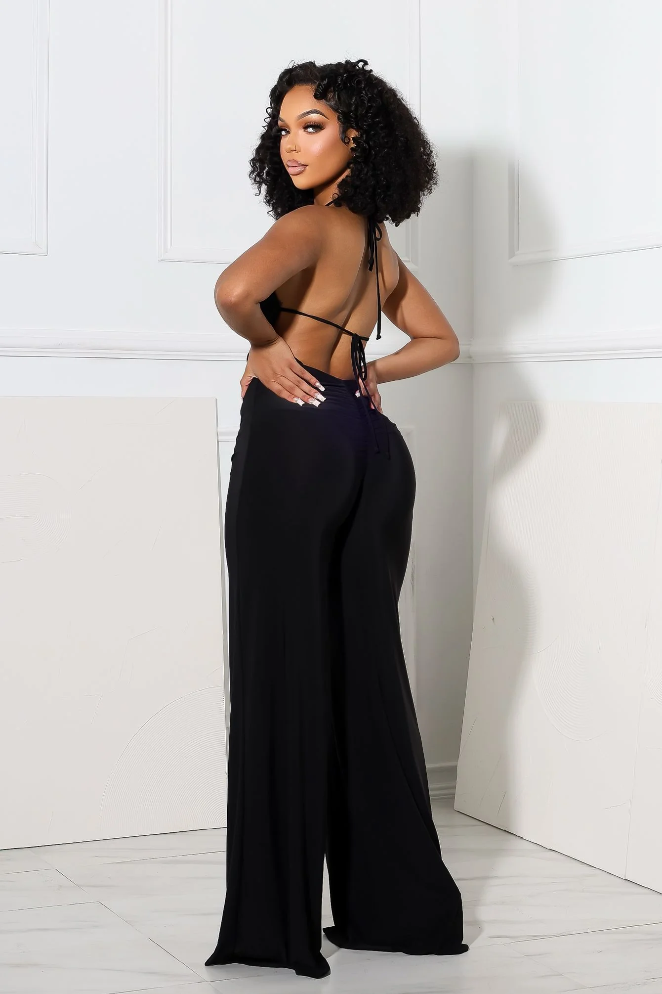 Orion Metal Choker Jumpsuit - Image 3