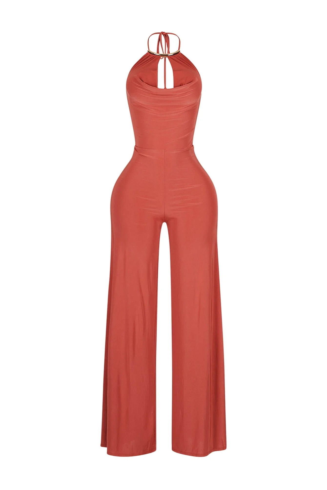 Orion Metal Choker Jumpsuit - Image 7