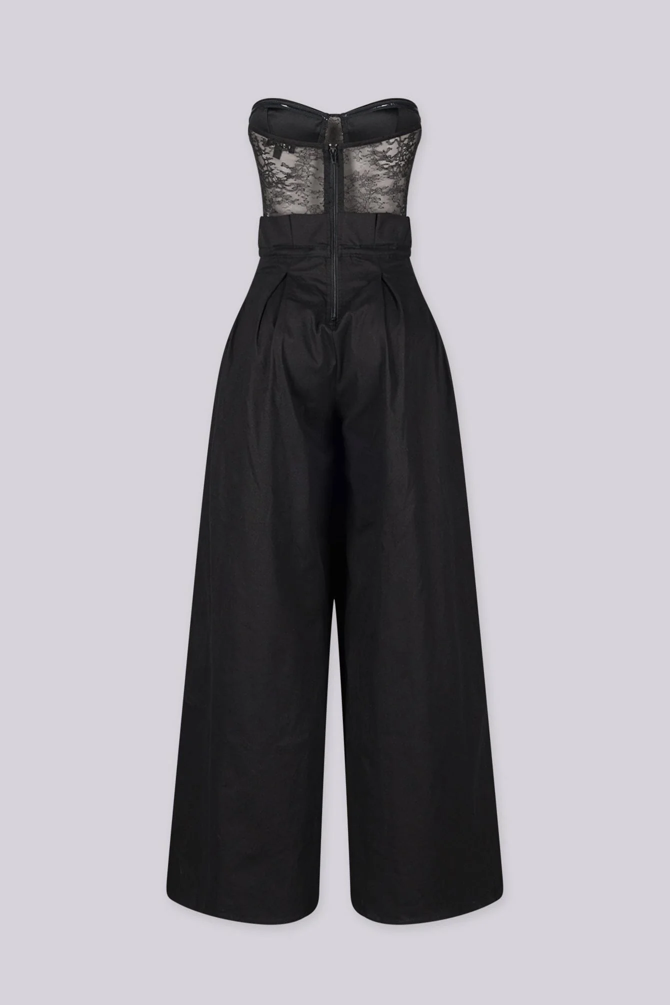 Orla Sheer Lace Corset Jumpsuit - Image 6